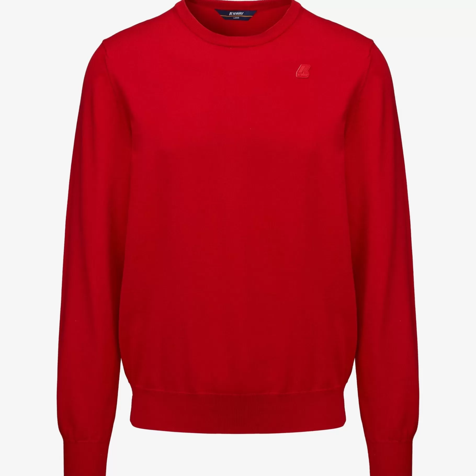 Jumpers & Pullovers*K-WAY Sebastien Cotton Ps - Knitwear - Pullover - Man - Red