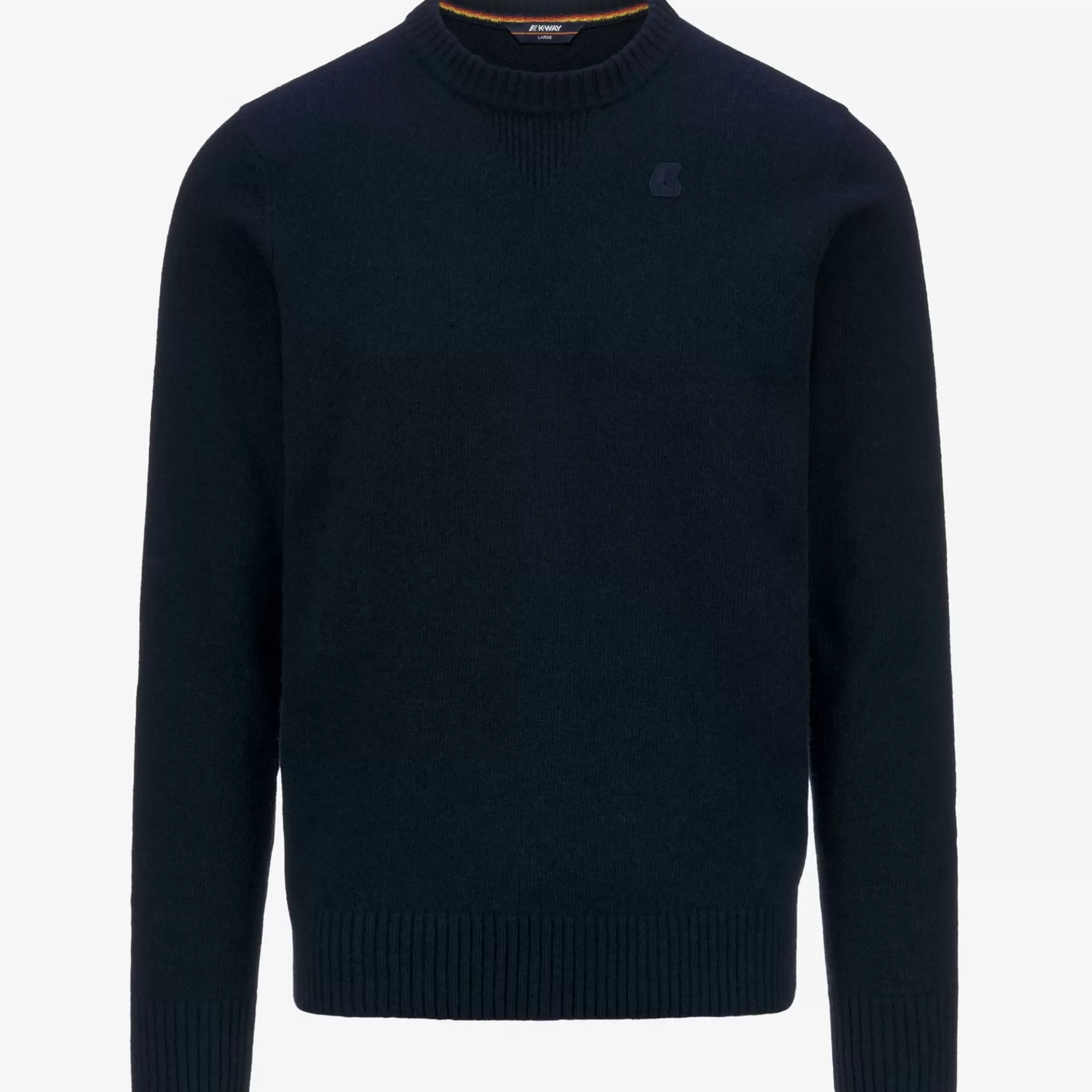 Jumpers & Pullovers*K-WAY Sebastien Lambswool - Knitwear - Pullover - Man - Blue Depth