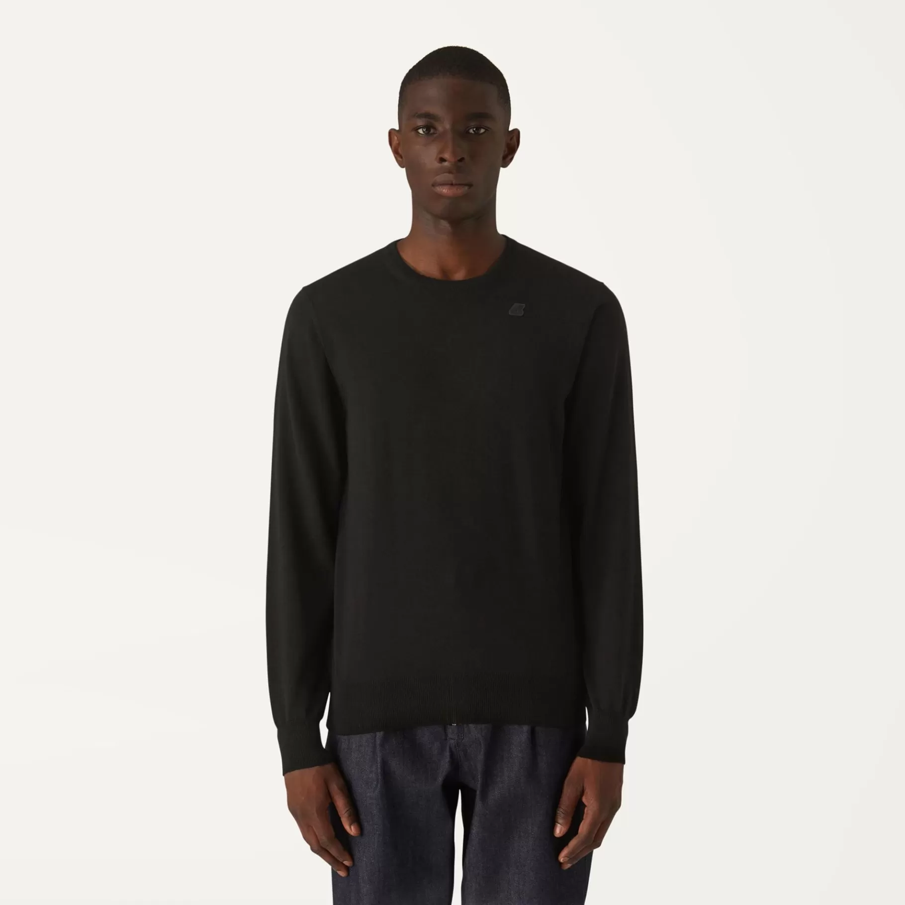 Jumpers & Pullovers*K-WAY Sebastien Merino - Knitwear - Pullover - Man - Black Pure