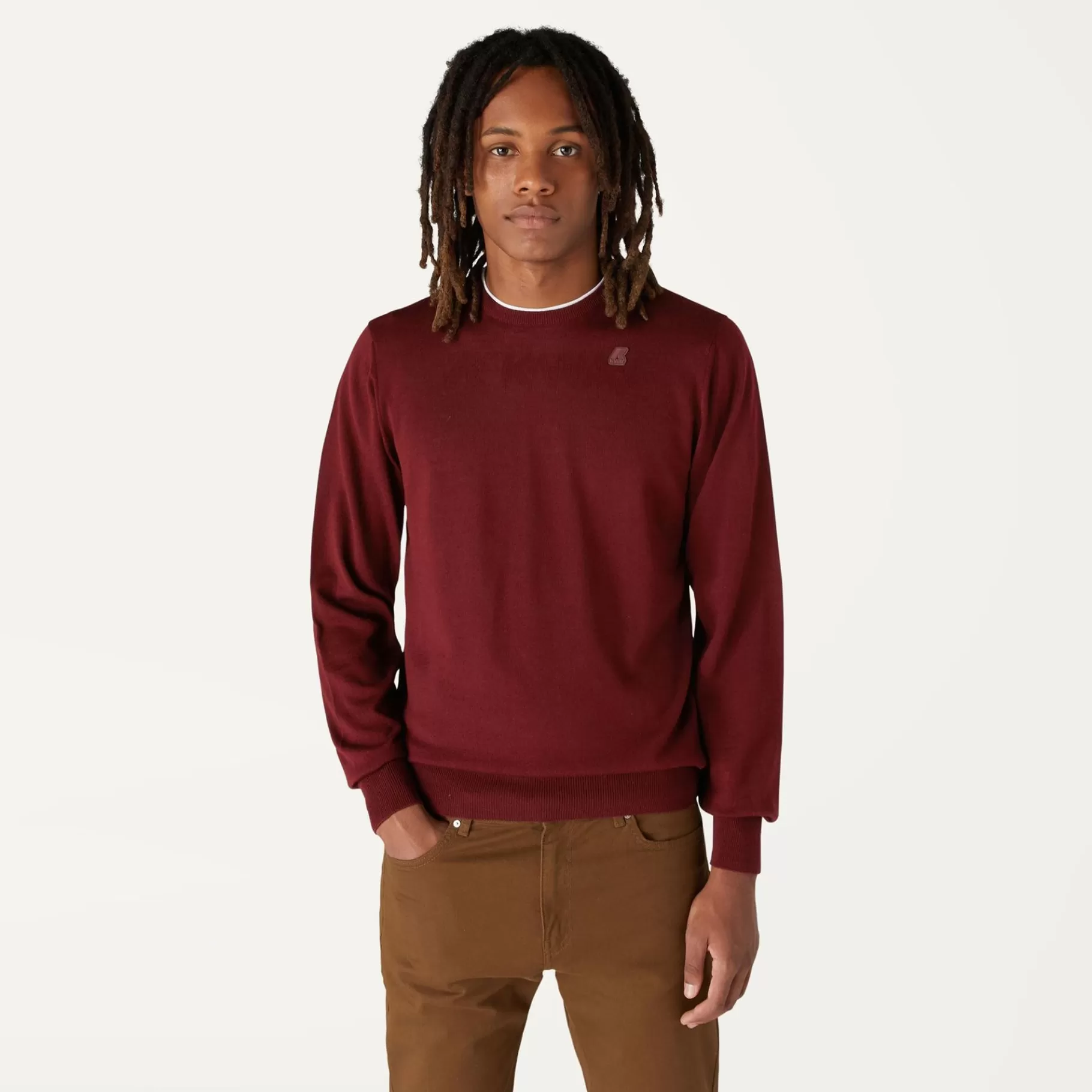 Jumpers & Pullovers*K-WAY Sebastien Merino - Knitwear - Pullover - Man - Brown Blackened