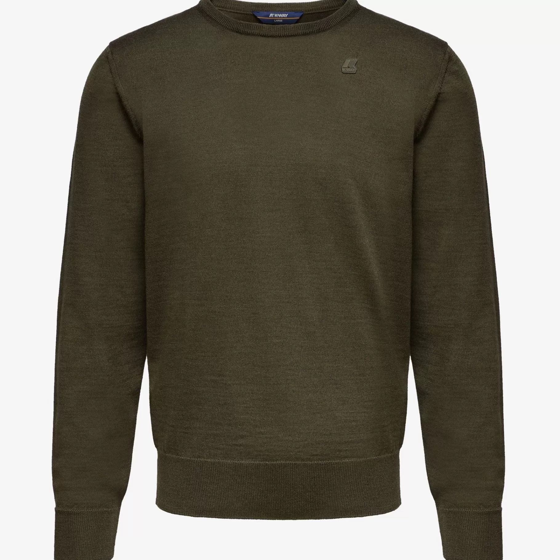 Jumpers & Pullovers*K-WAY Sebastien Merino - Knitwear - Pullover - Man - Green Blackish