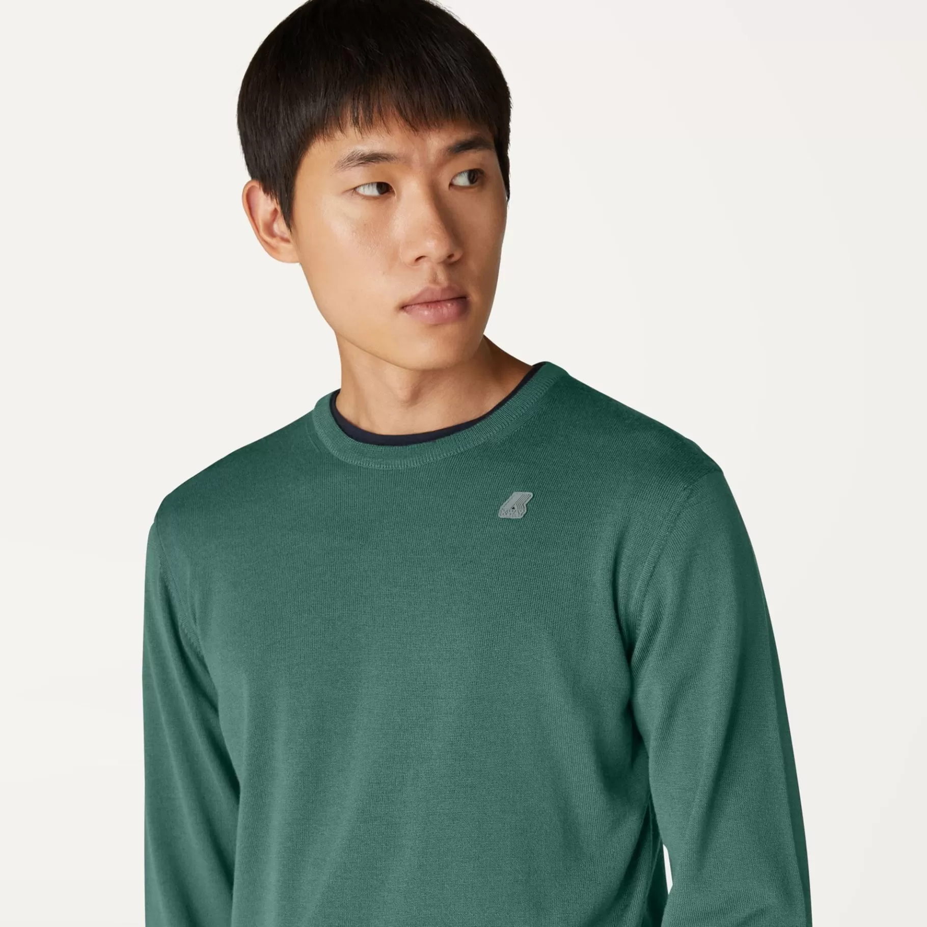 Jumpers & Pullovers*K-WAY Sebastien Merino - Knitwear - Pullover - Man - Green Laurel