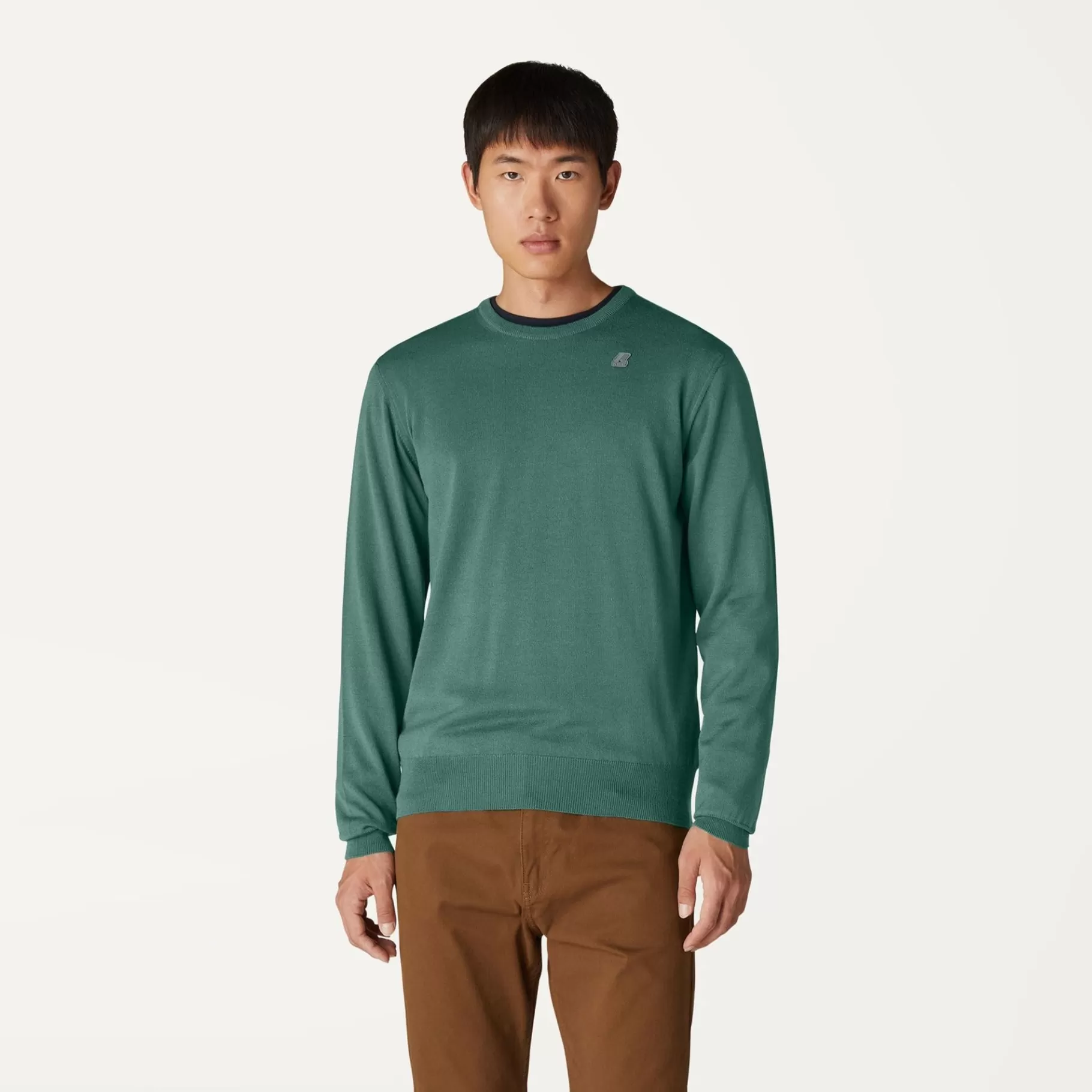 Jumpers & Pullovers*K-WAY Sebastien Merino - Knitwear - Pullover - Man - Green Laurel