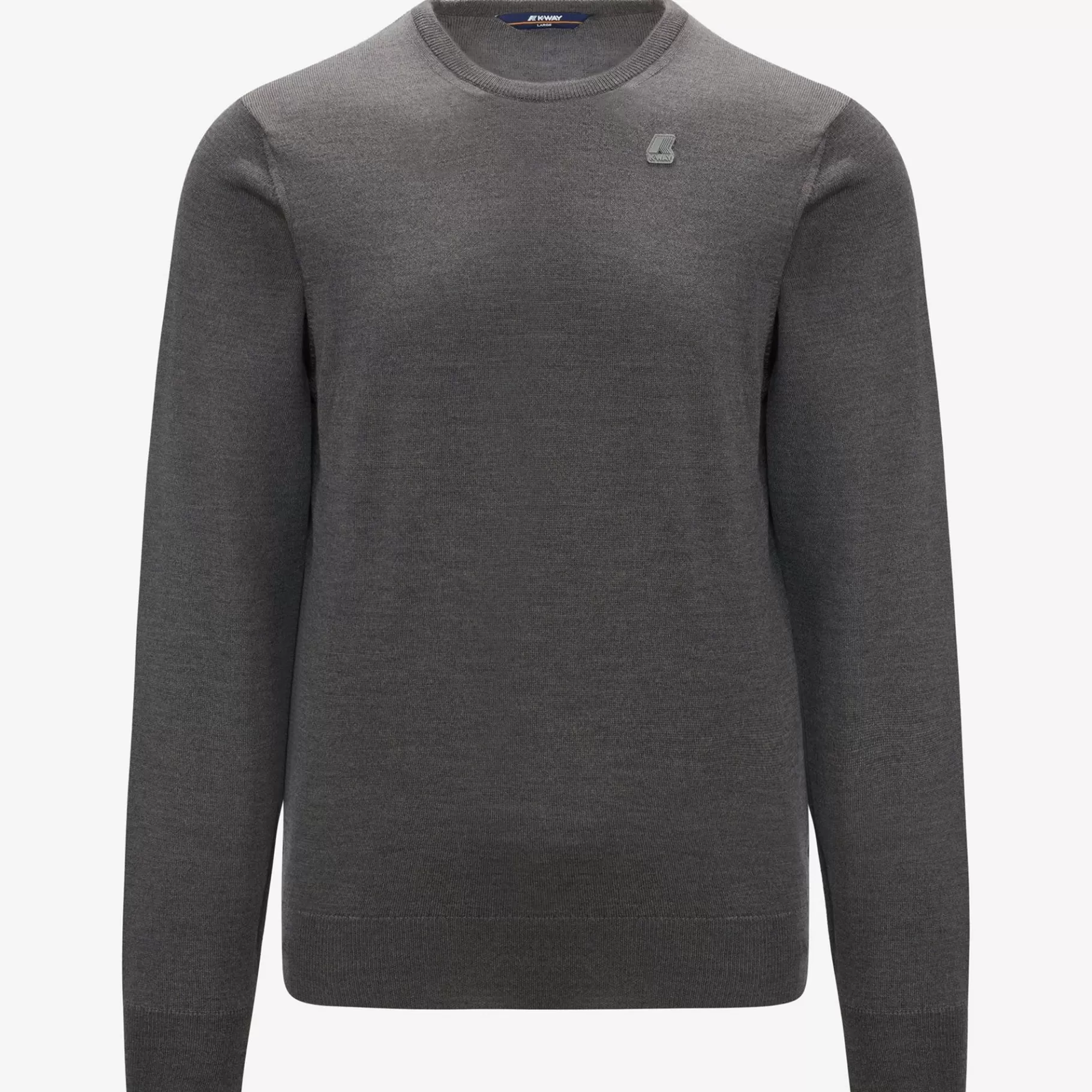 Jumpers & Pullovers*K-WAY Sebastien Merino - Knitwear - Pullover - Man - Grey Md Mel