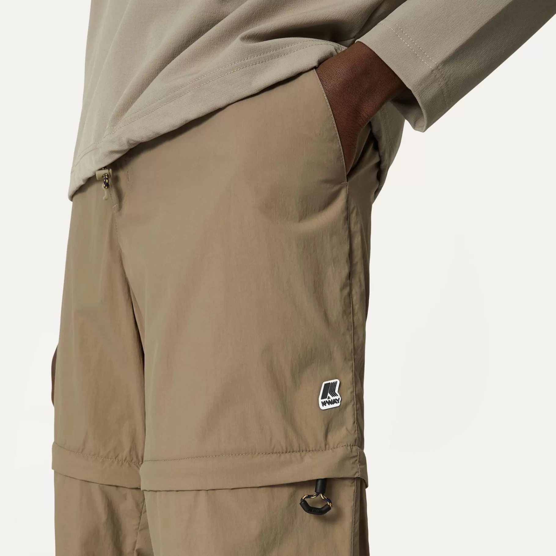 Trousers*K-WAY Sepaux - Pants - Cargo - Man - Beige Taupe