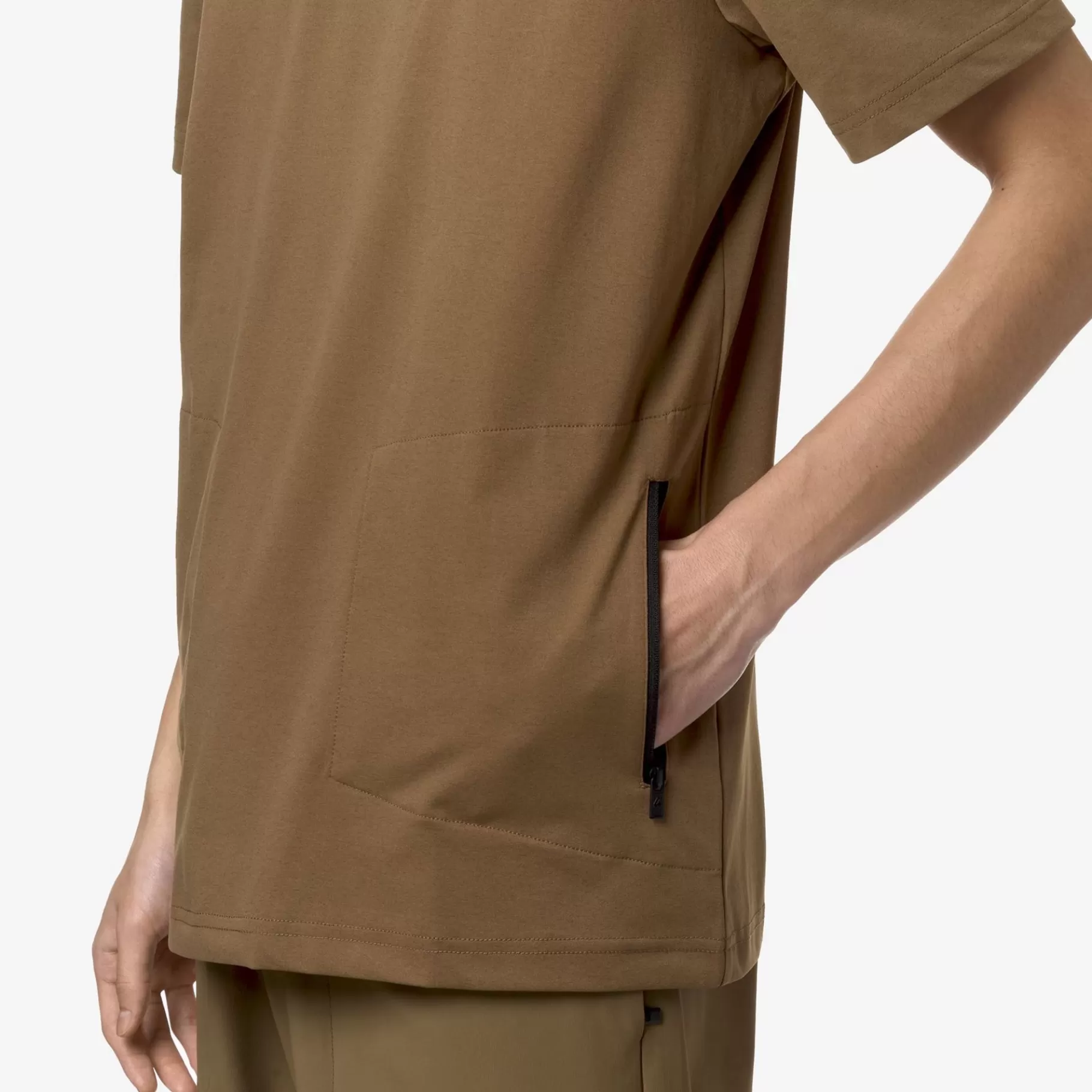 T-Shirt*K-WAY Seril Travel - T-Shirtstop - T-Shirt - Unisex - Brown Corda