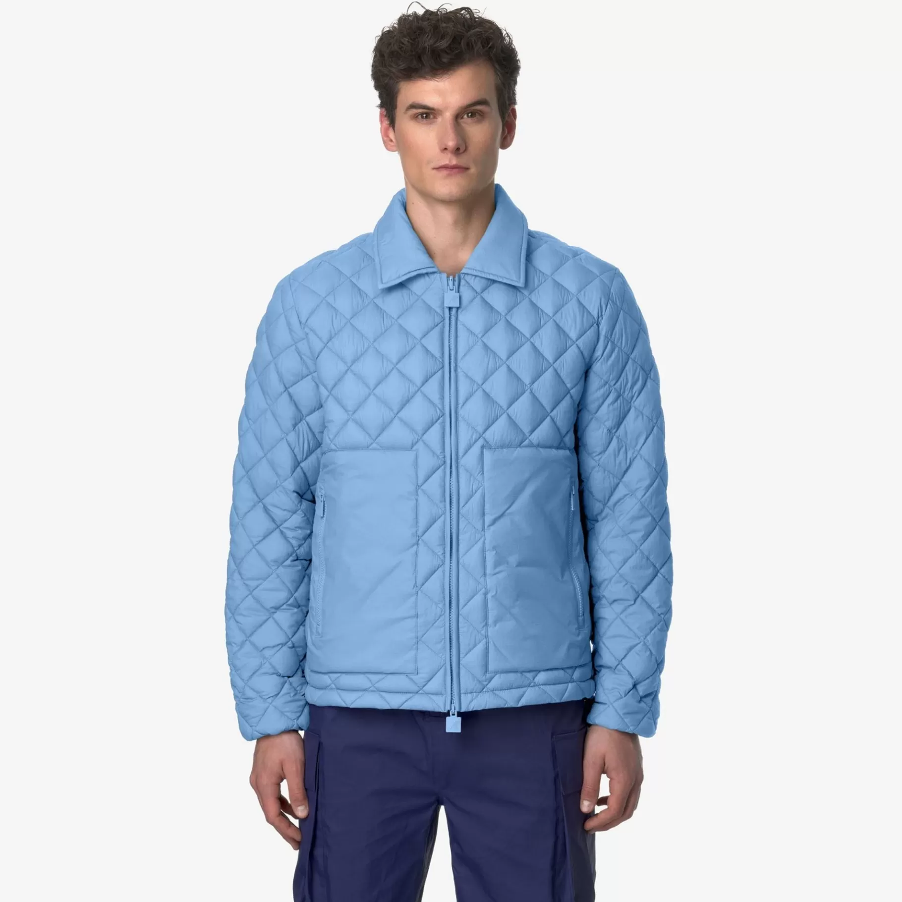 Short Jackets*K-WAY Shibar Eco Light Warm - Jackets - Short - Unisex - Azure Sky