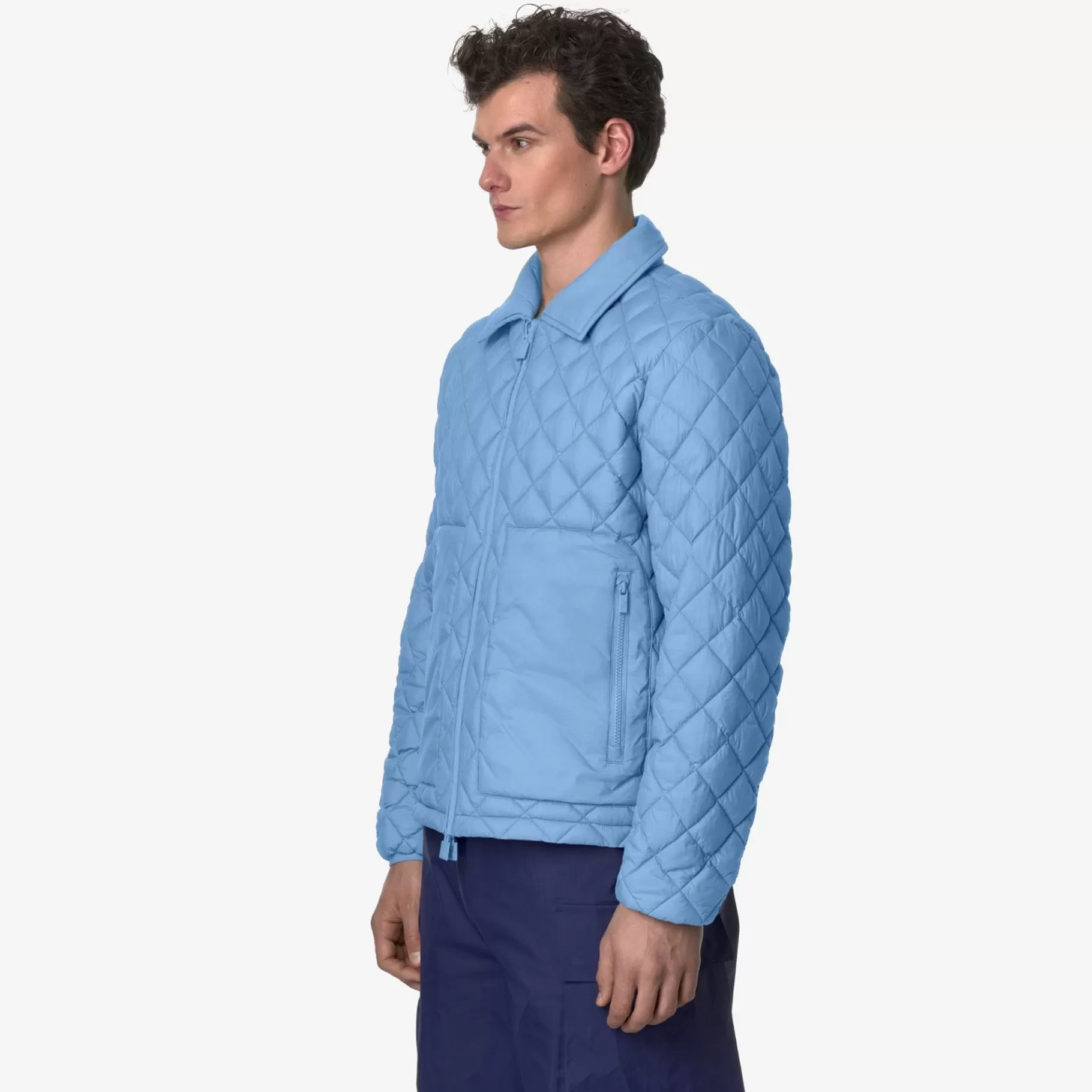 Short Jackets*K-WAY Shibar Eco Light Warm - Jackets - Short - Unisex - Azure Sky