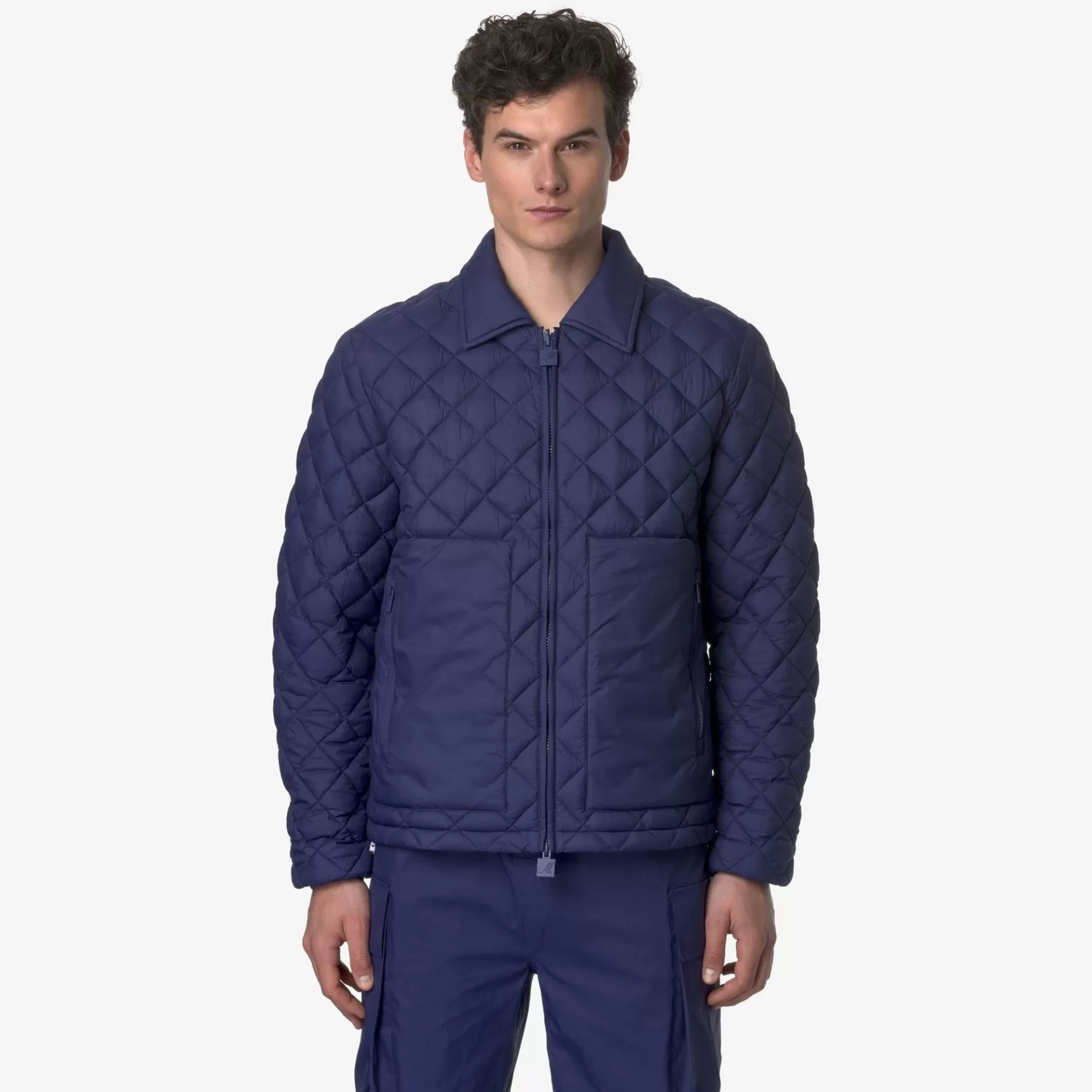 Short Jackets*K-WAY Shibar Eco Light Warm - Jackets - Short - Unisex - Blue Md Cobalt