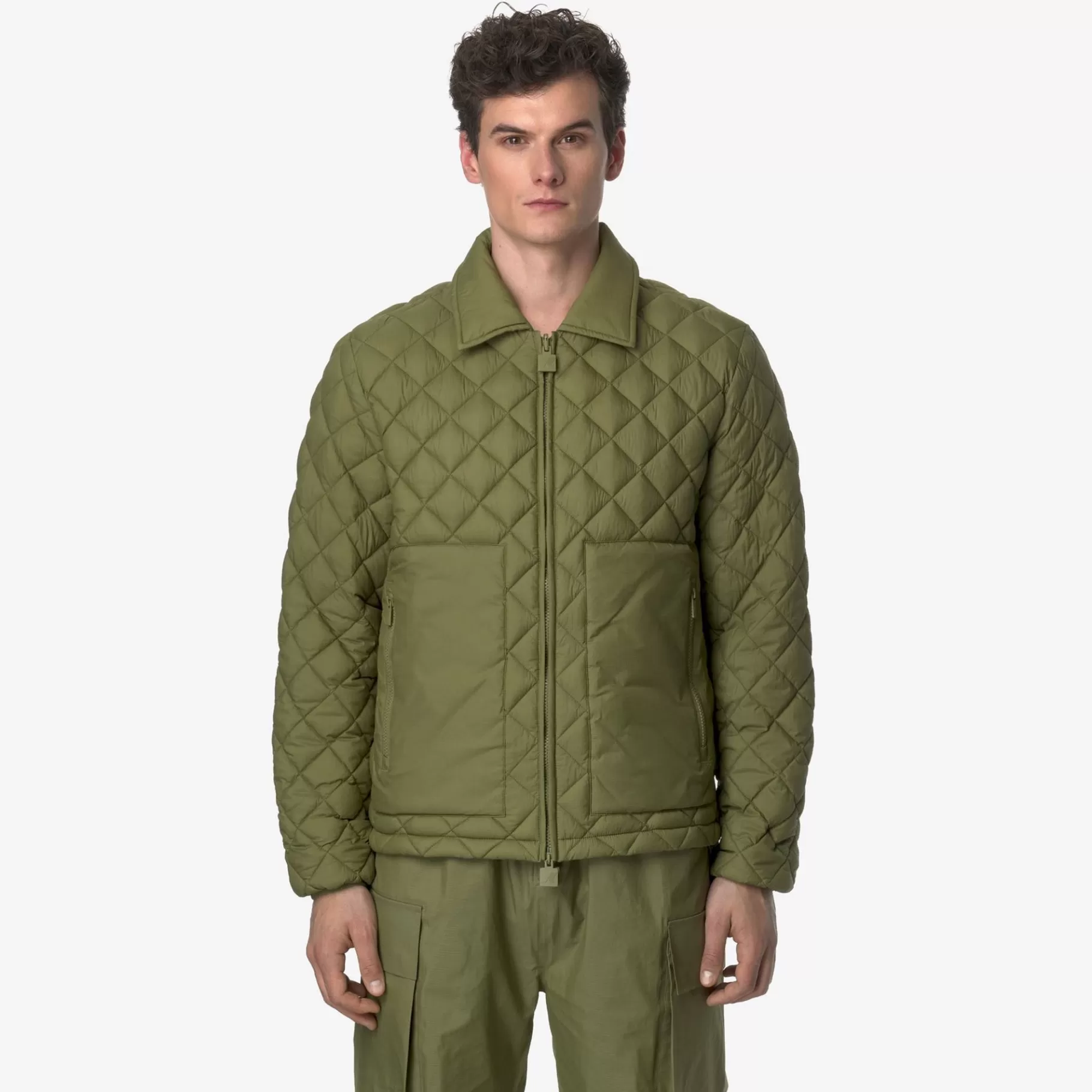 Short Jackets*K-WAY Shibar Eco Light Warm - Jackets - Short - Unisex - Green Sphagnum