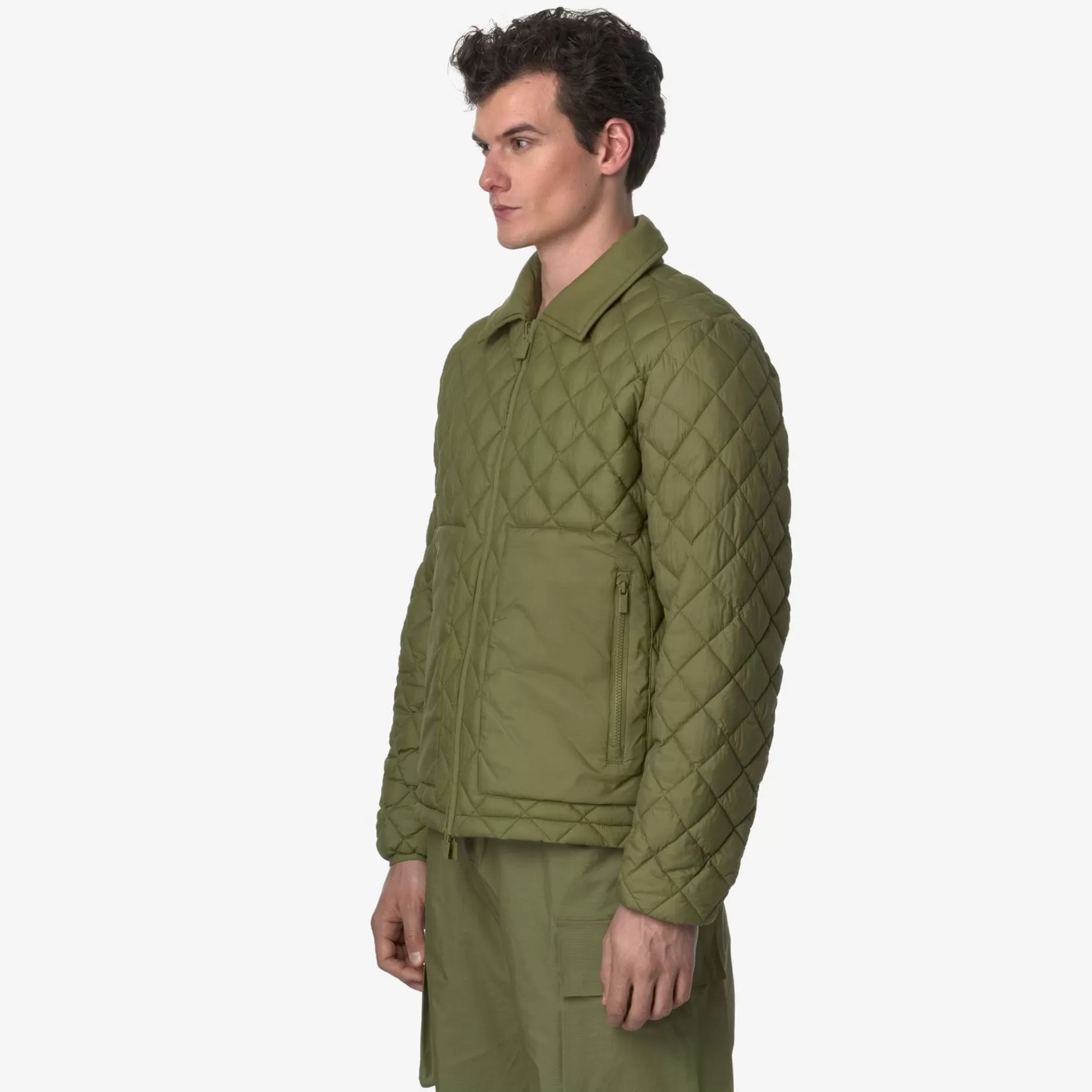 Short Jackets*K-WAY Shibar Eco Light Warm - Jackets - Short - Unisex - Green Sphagnum