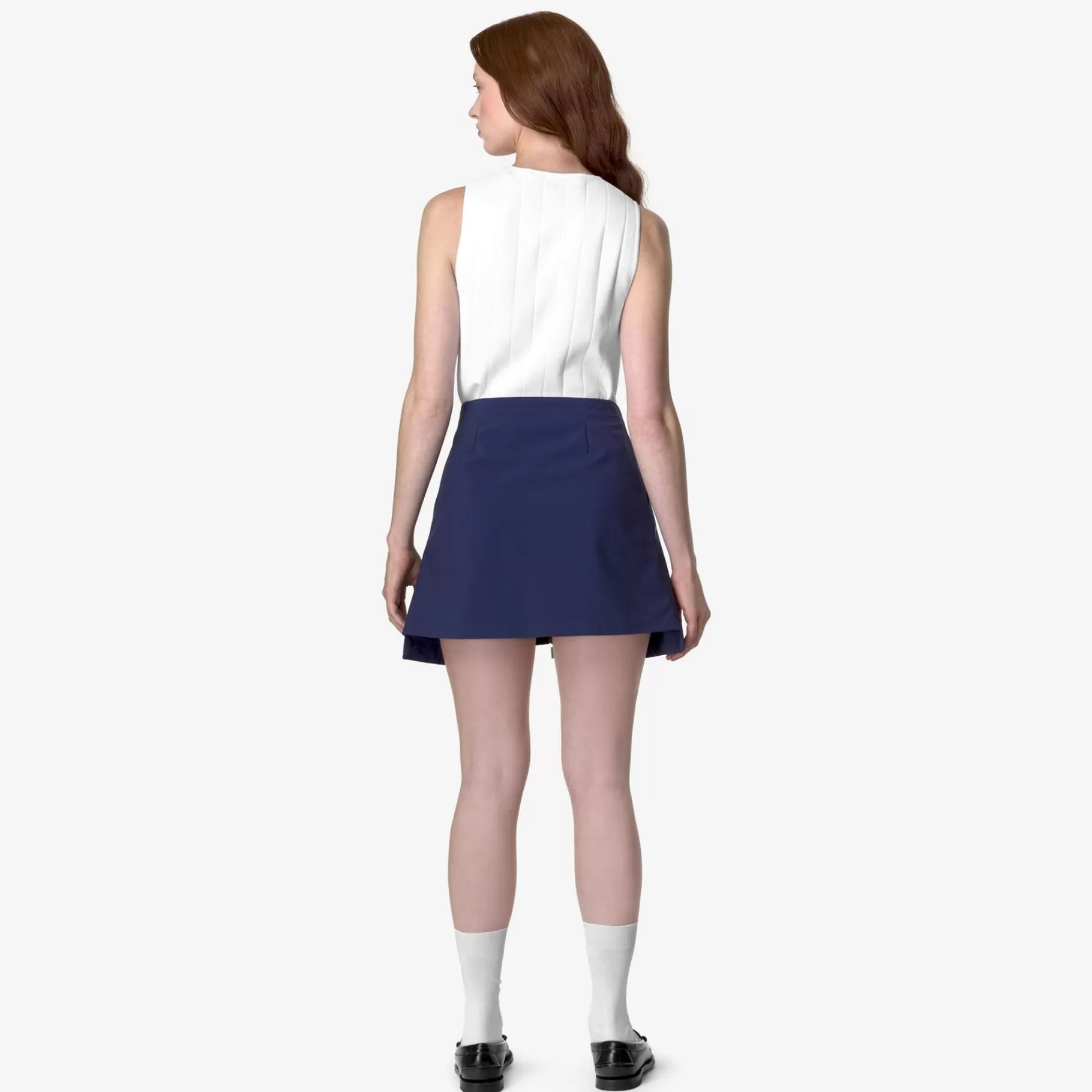 Skirts*K-WAY Shokiel Pockets Bonded Jersey - Skirts - Short - Woman - Blue Md Cobalt-Grey