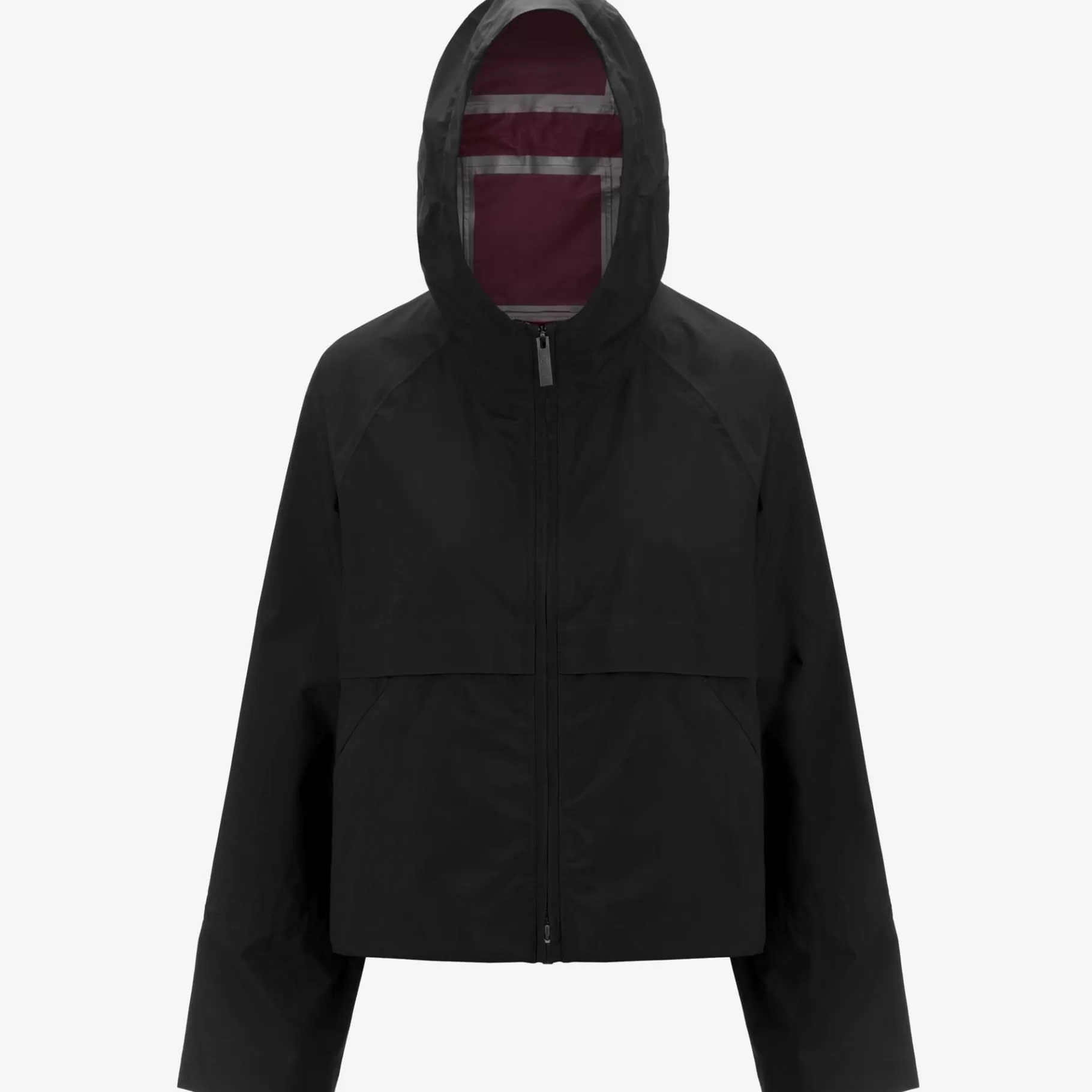 Short Jackets*K-WAY Soille Clean Look 3L - Jackets - Short - Woman - Black P-Red Dk