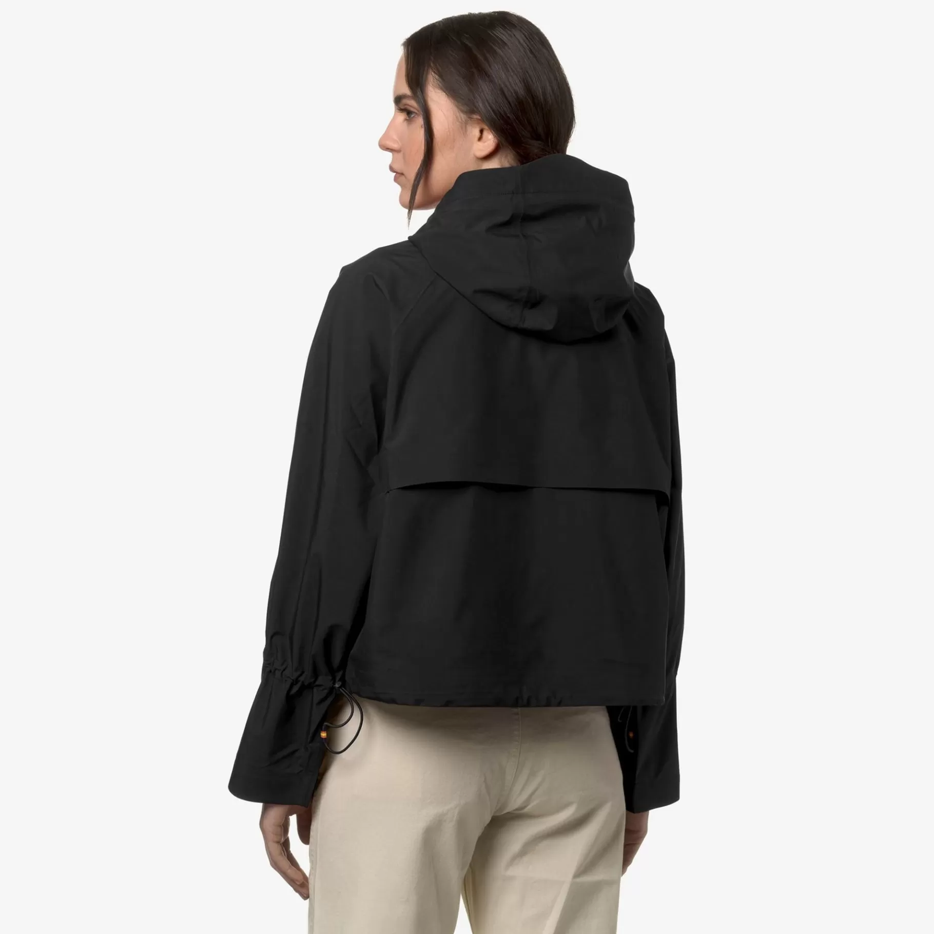 Short Jackets*K-WAY Soille Clean Look 3L - Jackets - Short - Woman - Black P-Red Dk