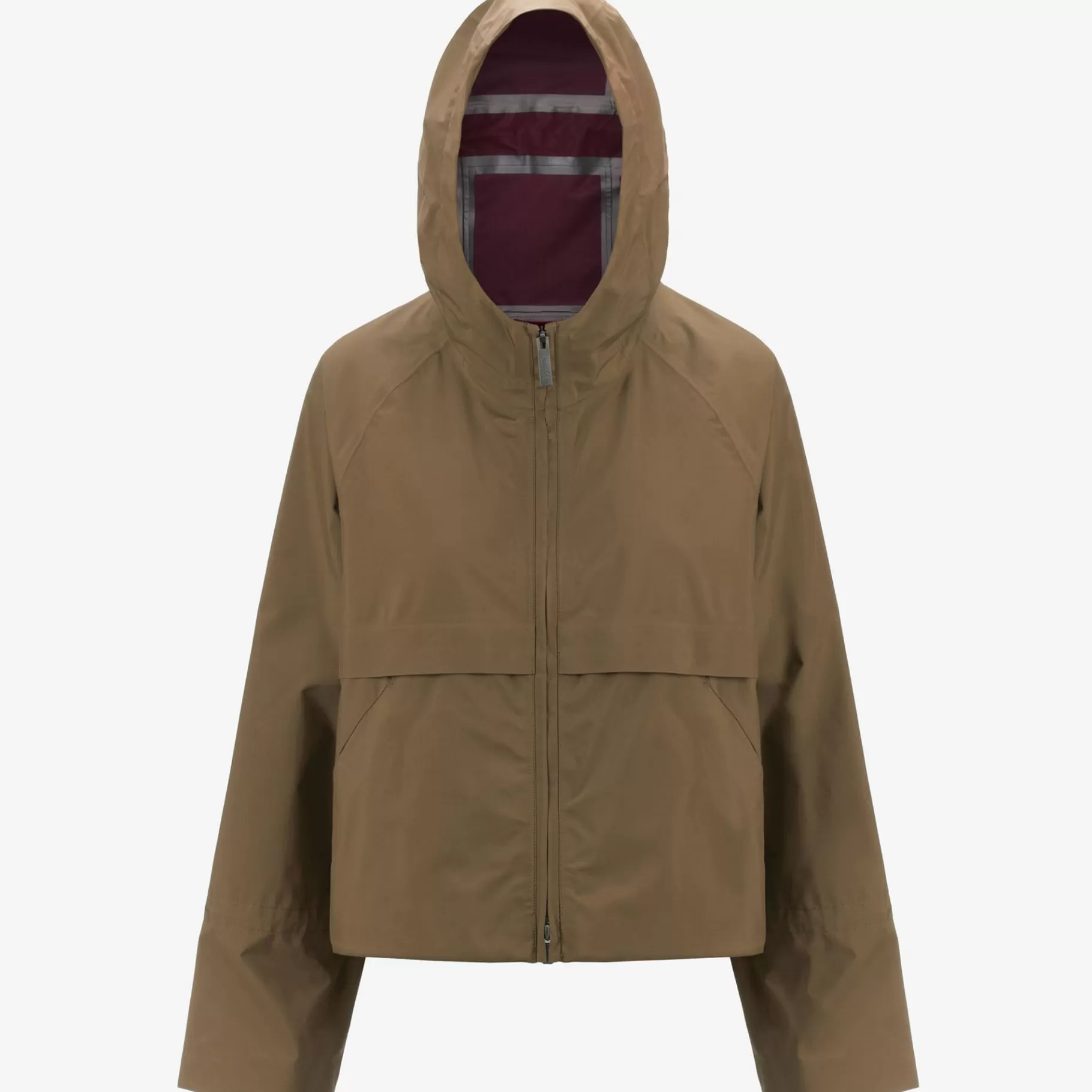 Short Jackets*K-WAY Soille Clean Look 3L - Jackets - Short - Woman - Brown Corda-Red Dk