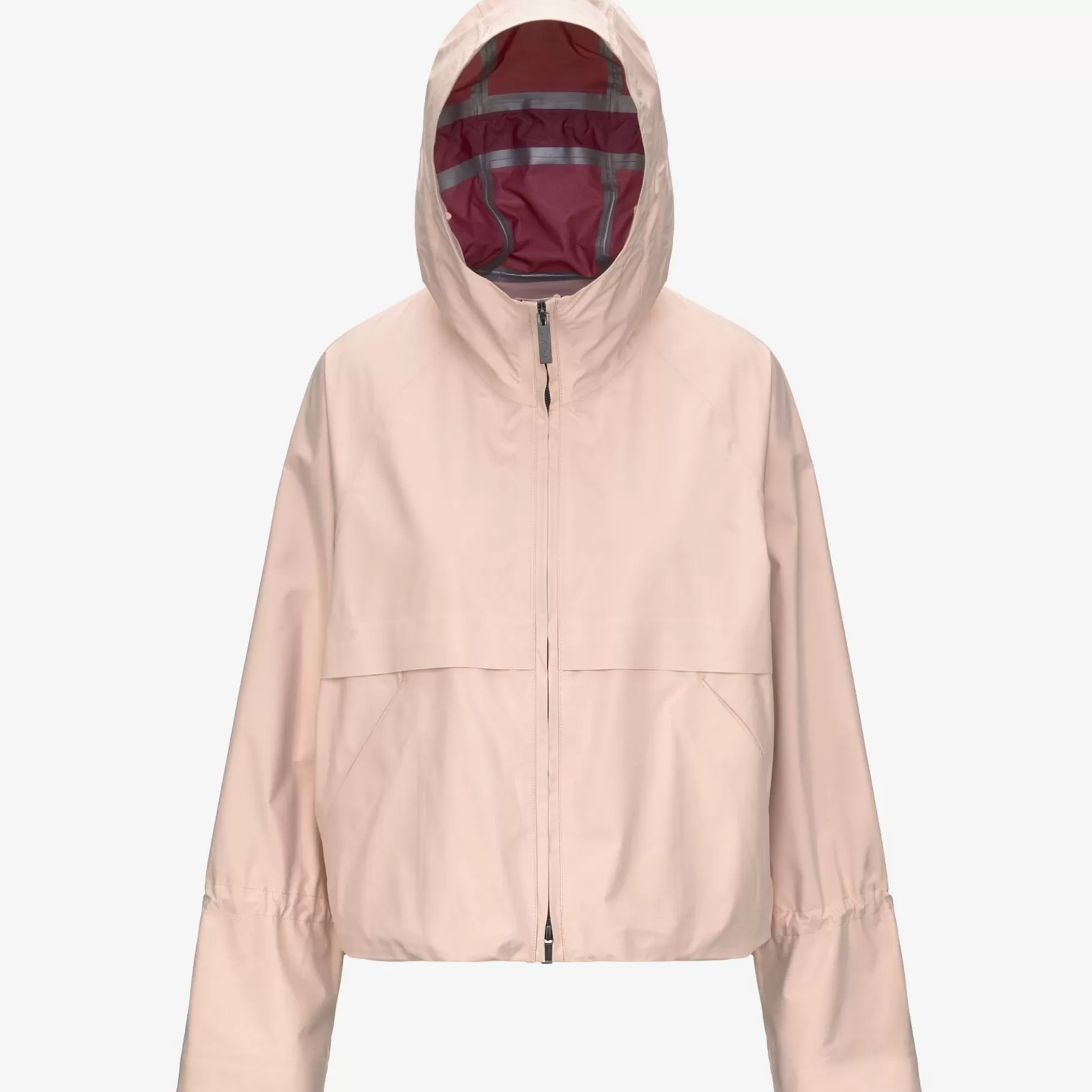 Short Jackets*K-WAY Soille Clean Look 3L - Jackets - Short - Woman - Pink Gardenia-Red Dk