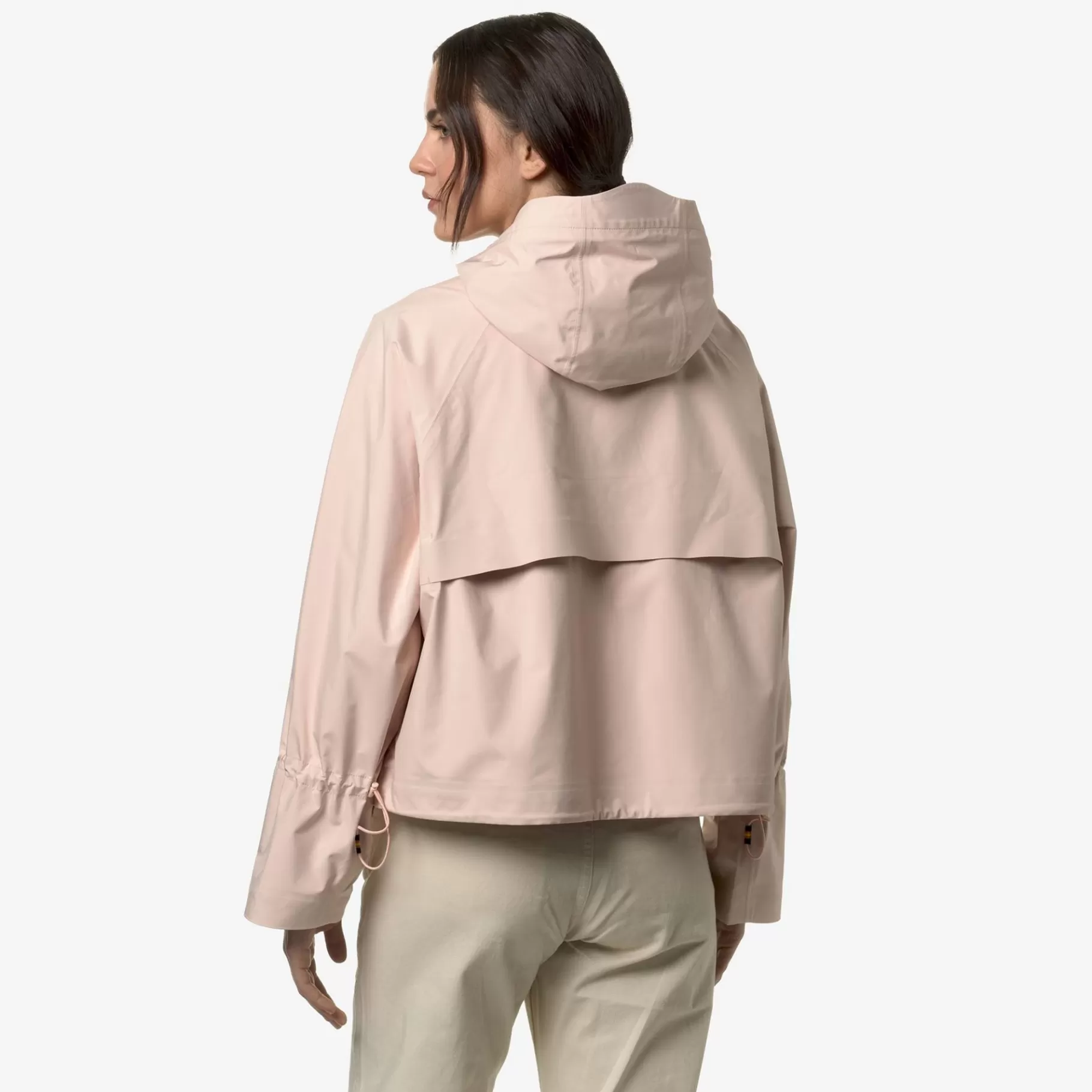 Short Jackets*K-WAY Soille Clean Look 3L - Jackets - Short - Woman - Pink Gardenia-Red Dk