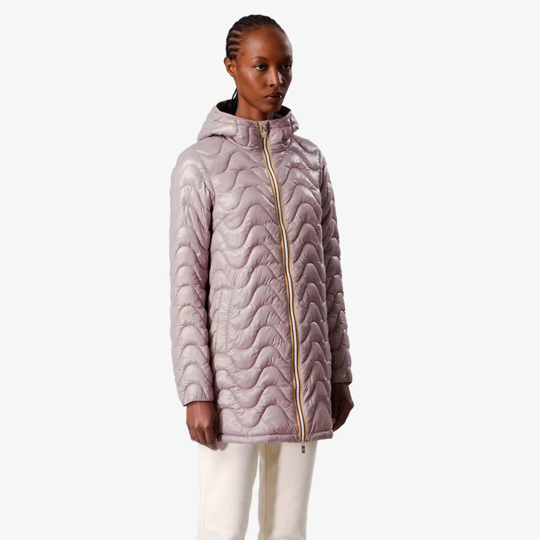 Coats And Long Jackets*K-WAY Sophie Quilted Warm - Jackets - Mid - Woman - Violet Dusty