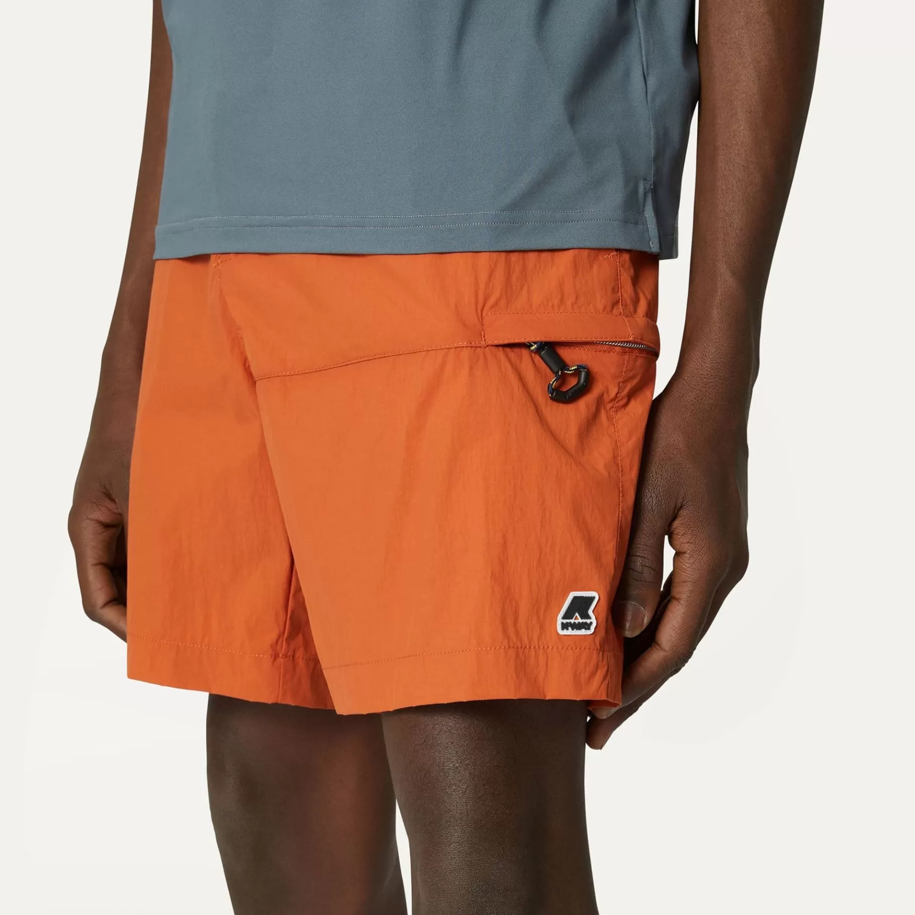 Shorts*K-WAY Taprinne - Shorts - Cargo - Man - Orange Copper