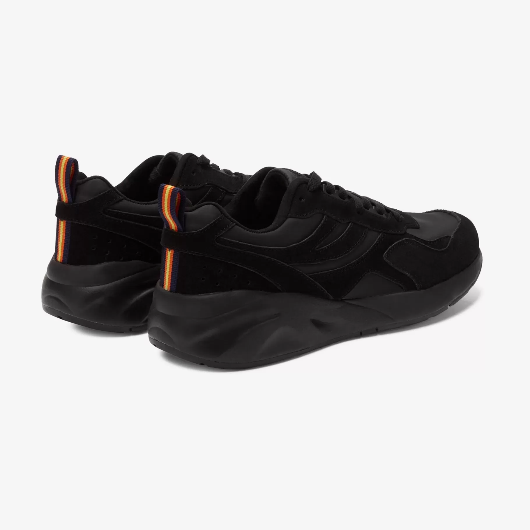 Sneakers*K-WAY Training 3.0 Laces - Sport Shoes - Low Cut - Unisex - Black