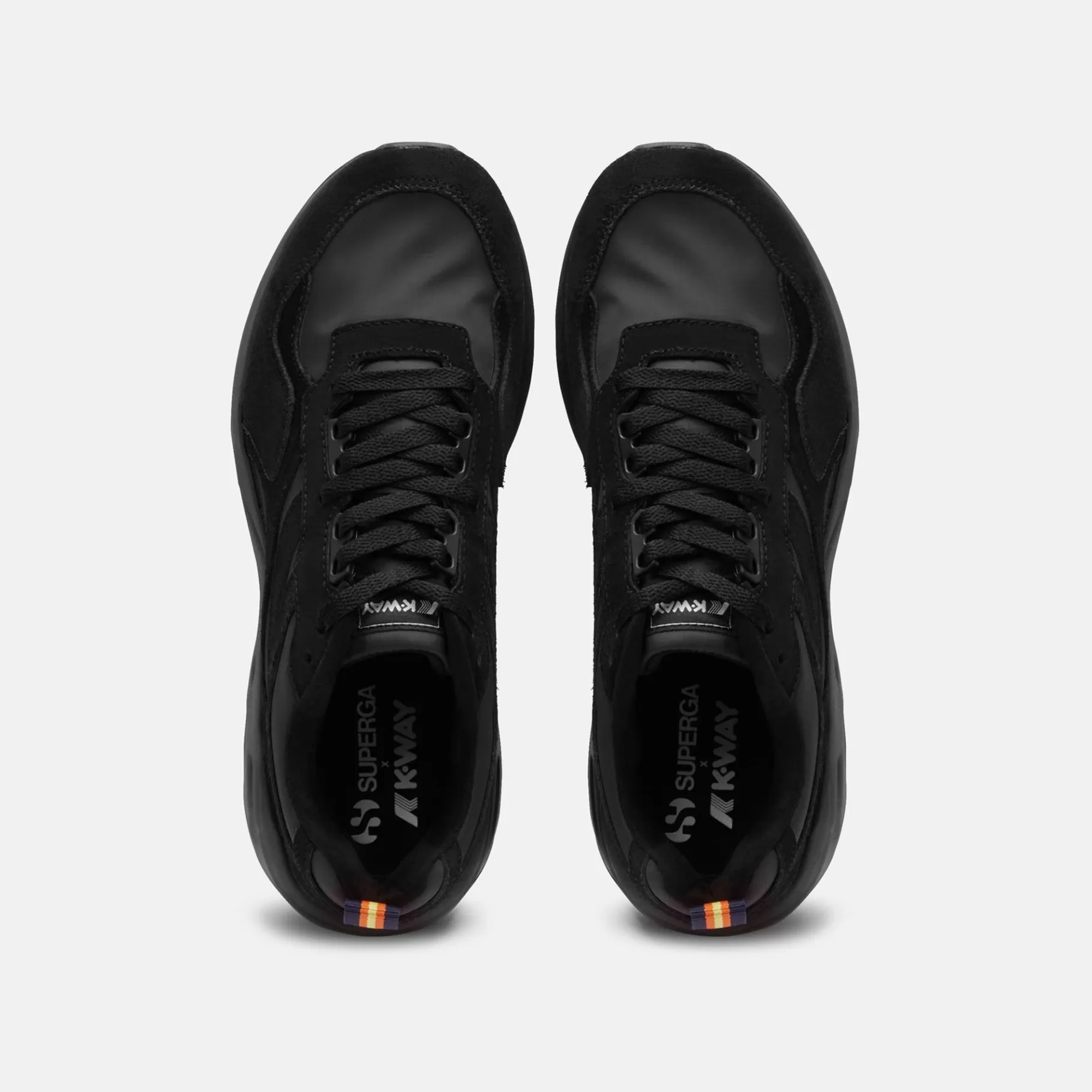 Sneakers*K-WAY Training 3.0 Laces - Sport Shoes - Low Cut - Unisex - Black