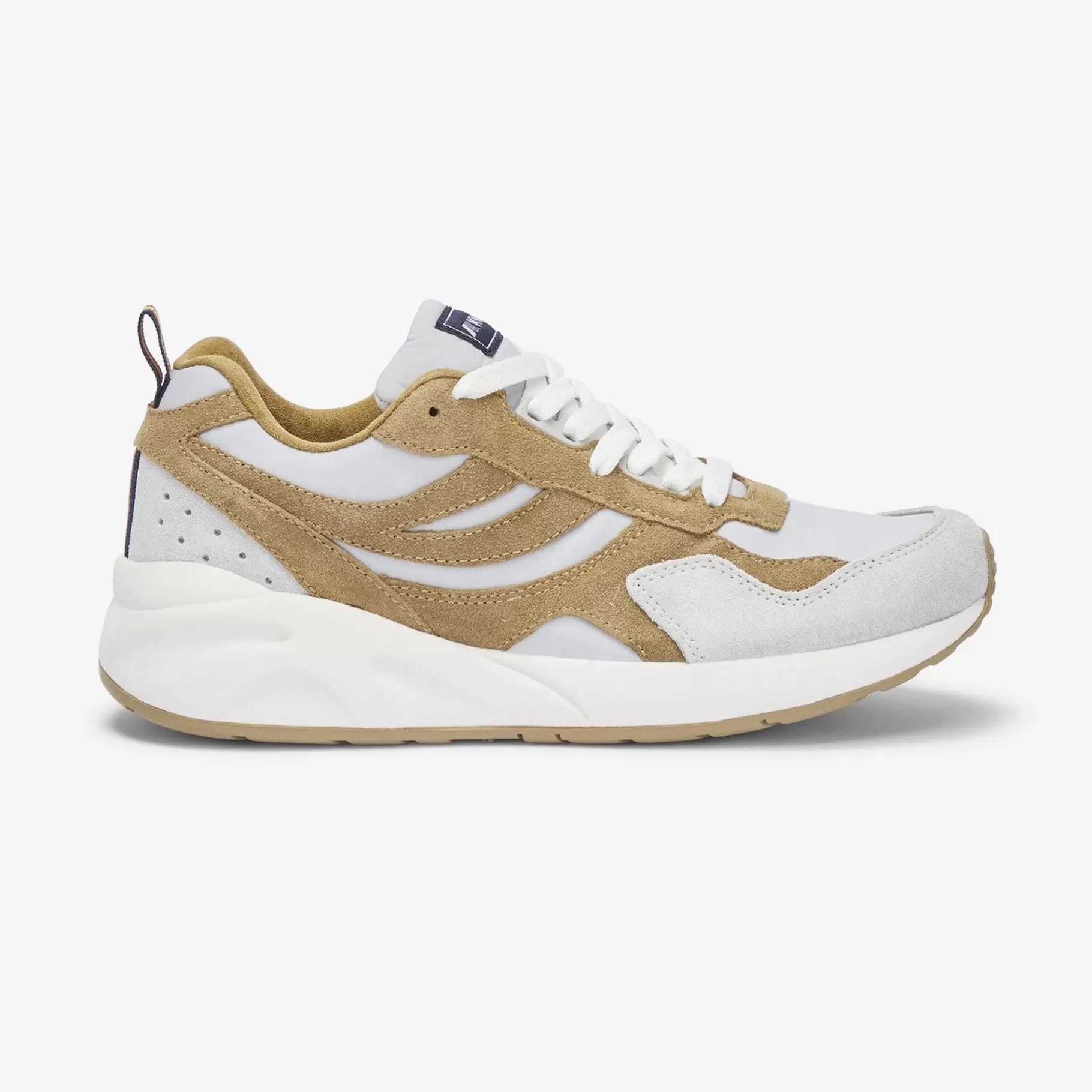 Sneakers*K-WAY Training 3.0 Laces - Sport Shoes - Low Cut - Unisex - Grey Lt-Beige Khaki-White