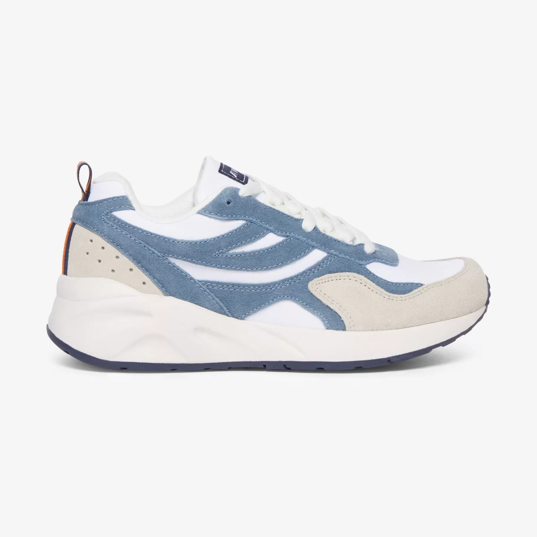 Sneakers*K-WAY Training 3.0 Laces - Sport Shoes - Low Cut - Unisex - White-Azure Blizzard-Beige Lt-Blue Depth