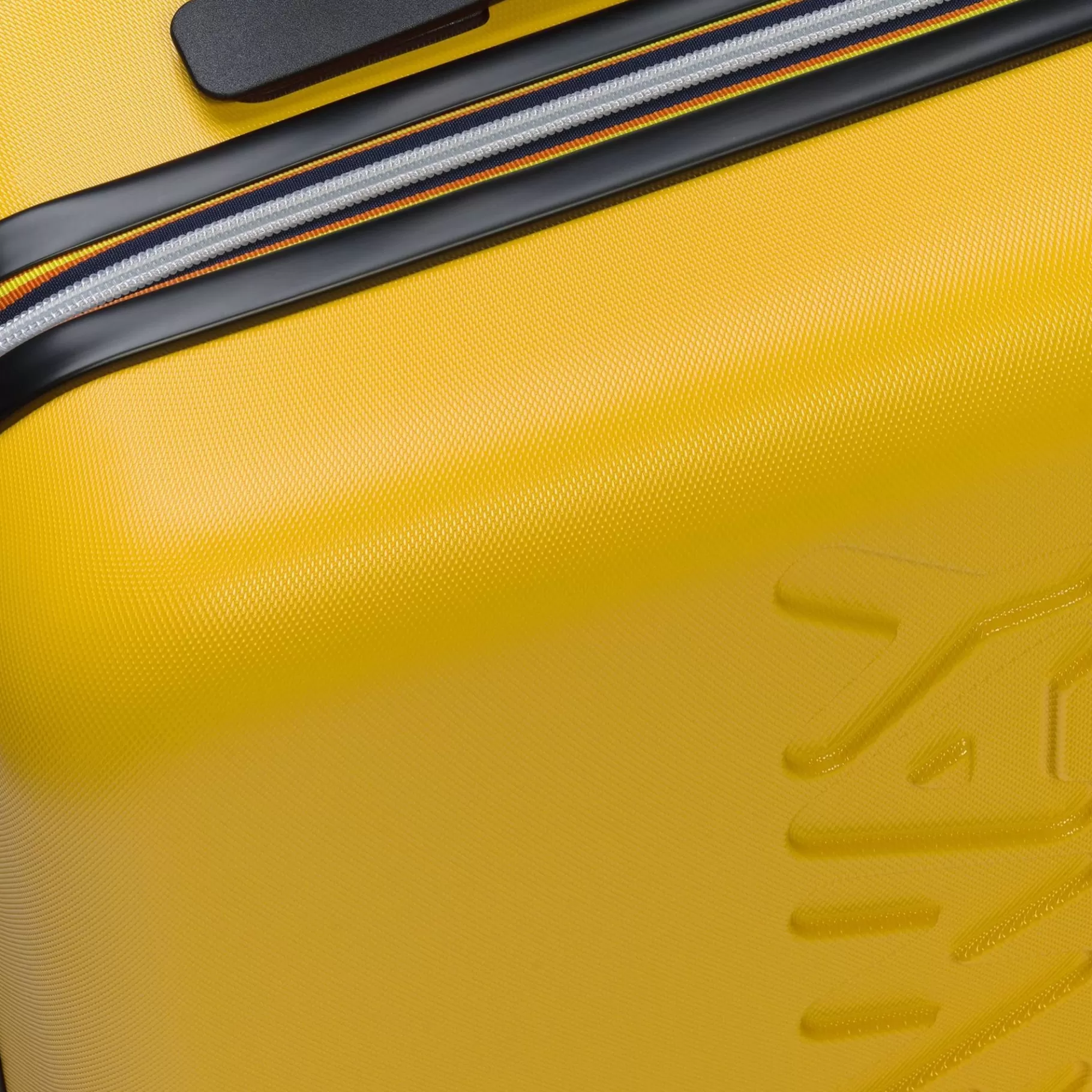 Suitcases*K-WAY Trolley Medium - Luggage Bags - Trolley - Unisex - Yellow Dk-Blue Md Cobalt