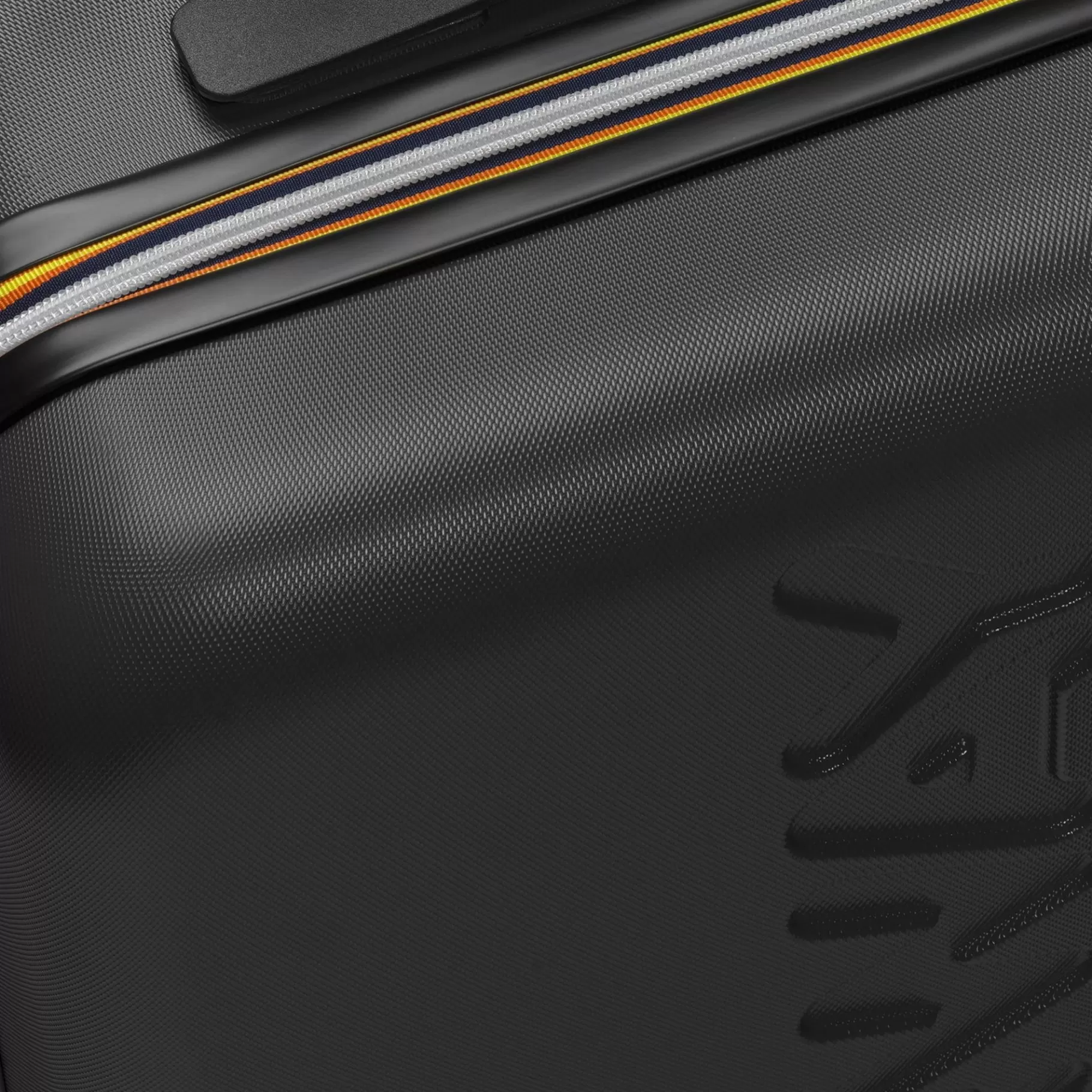 Suitcases*K-WAY Trolley Small - Luggage Bags - Trolley - Unisex - Black Pure-Blue Md Cobalt