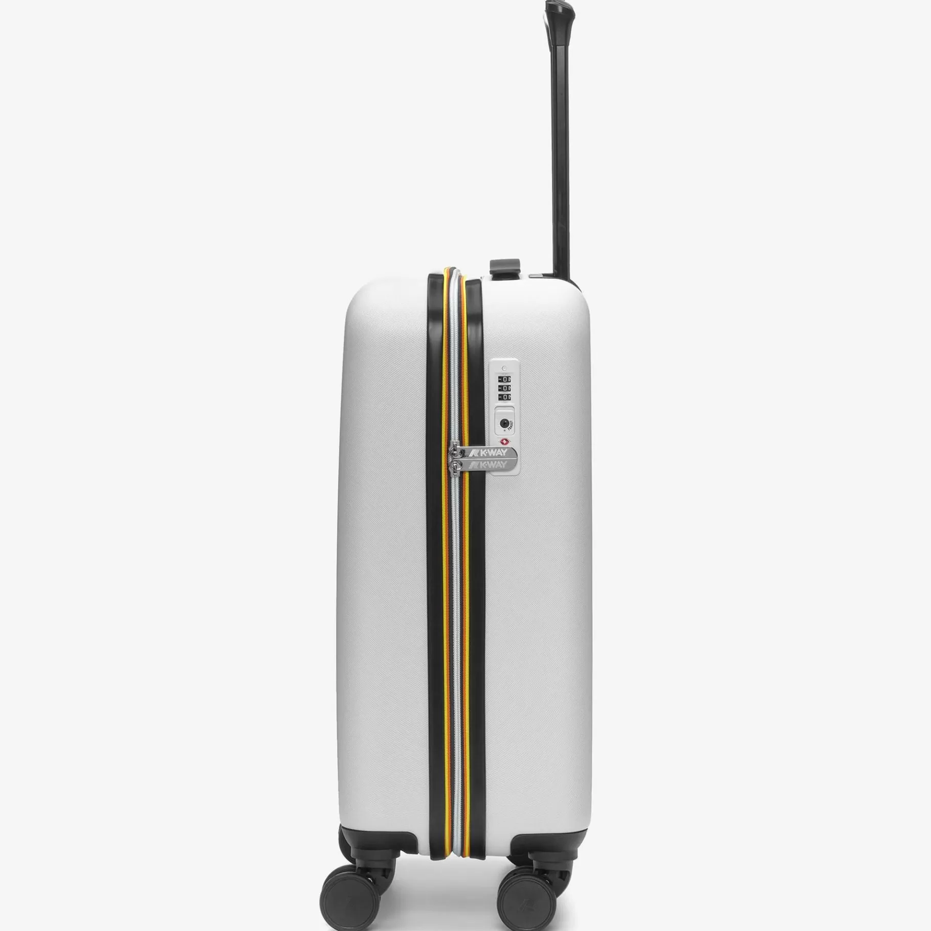 Suitcases*K-WAY Trolley Small - Luggage Bags - Trolley - Unisex - White-Blue Md Cobalt