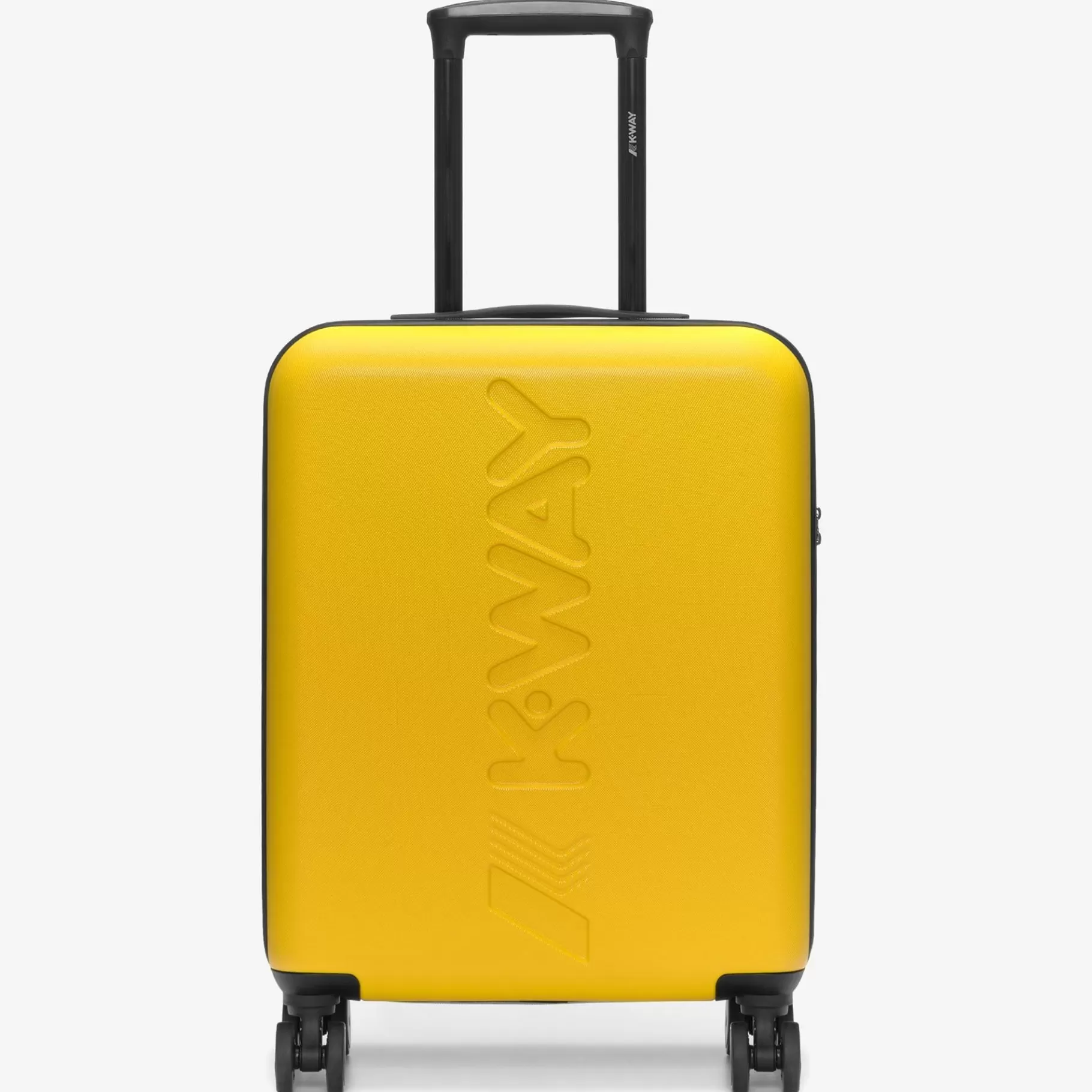 Suitcases*K-WAY Trolley Small - Luggage Bags - Trolley - Unisex - Yellow Dk-Blue Md Cobalt