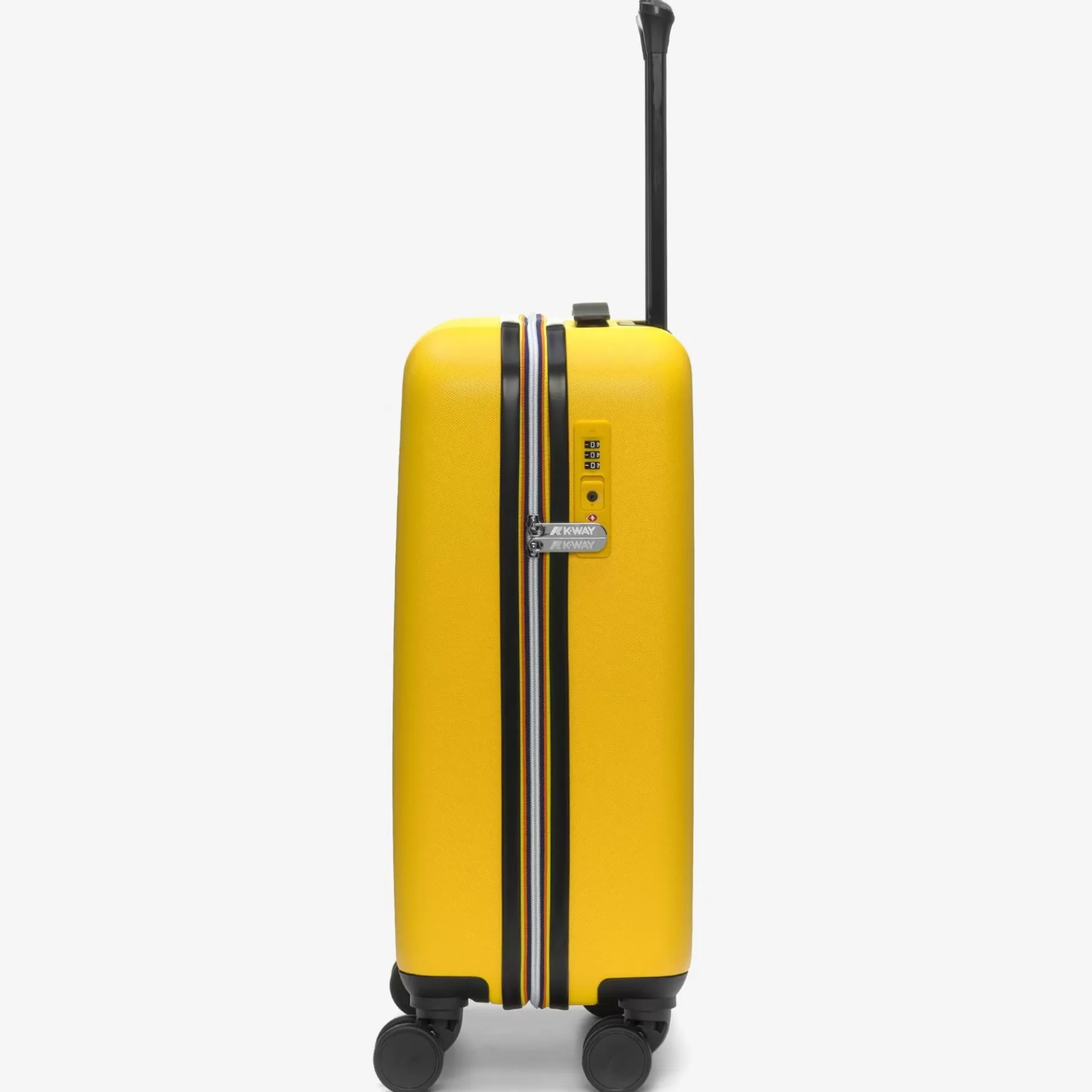 Suitcases*K-WAY Trolley Small - Luggage Bags - Trolley - Unisex - Yellow Dk-Blue Md Cobalt