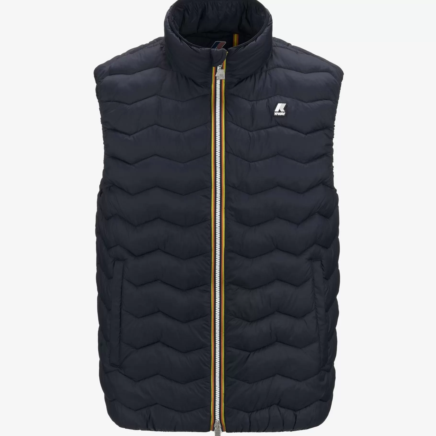 Vests*K-WAY Valen Quilted Warm - Jackets - Vest - Man - Blue Depth