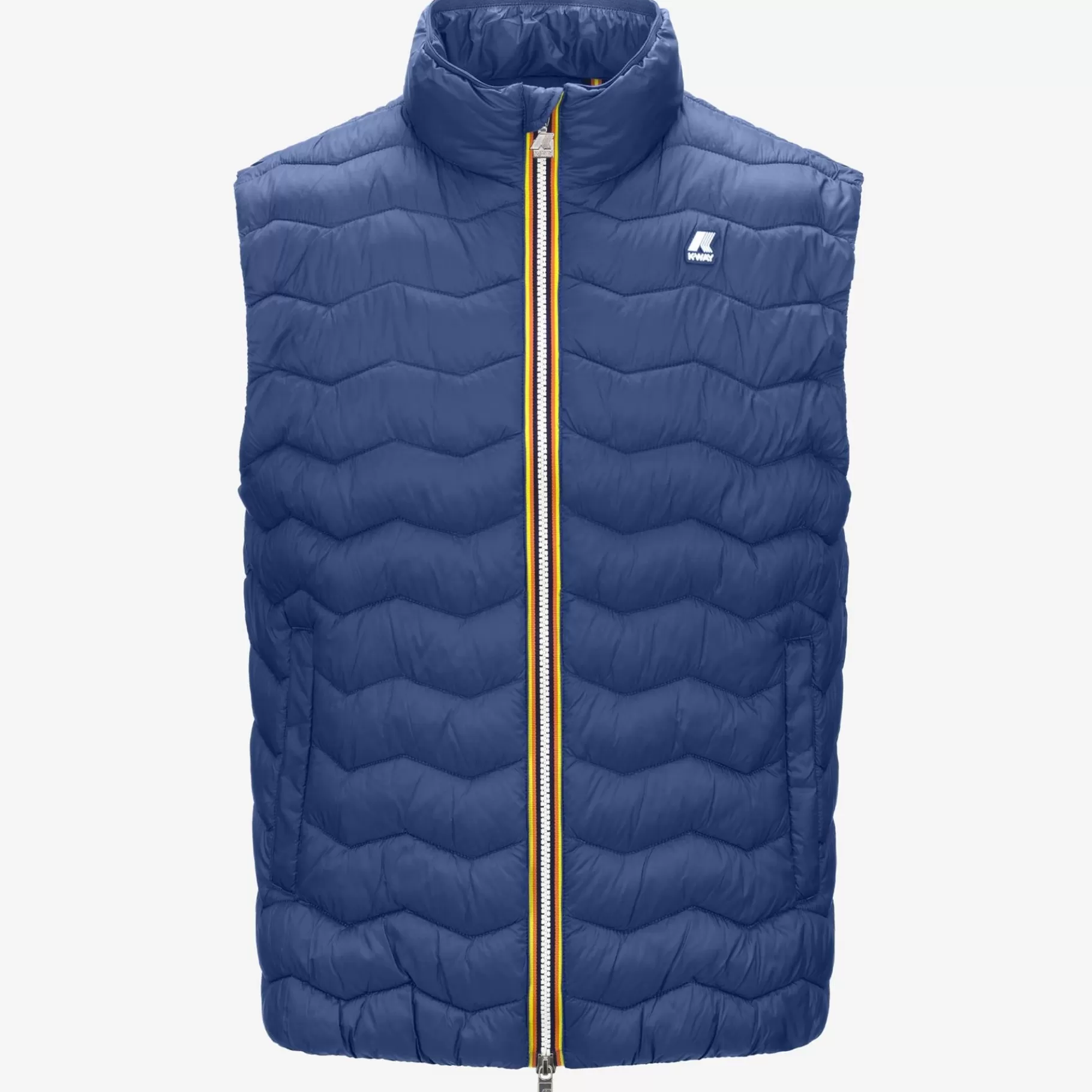 Vests*K-WAY Valen Quilted Warm - Jackets - Vest - Man - Blue Fiord