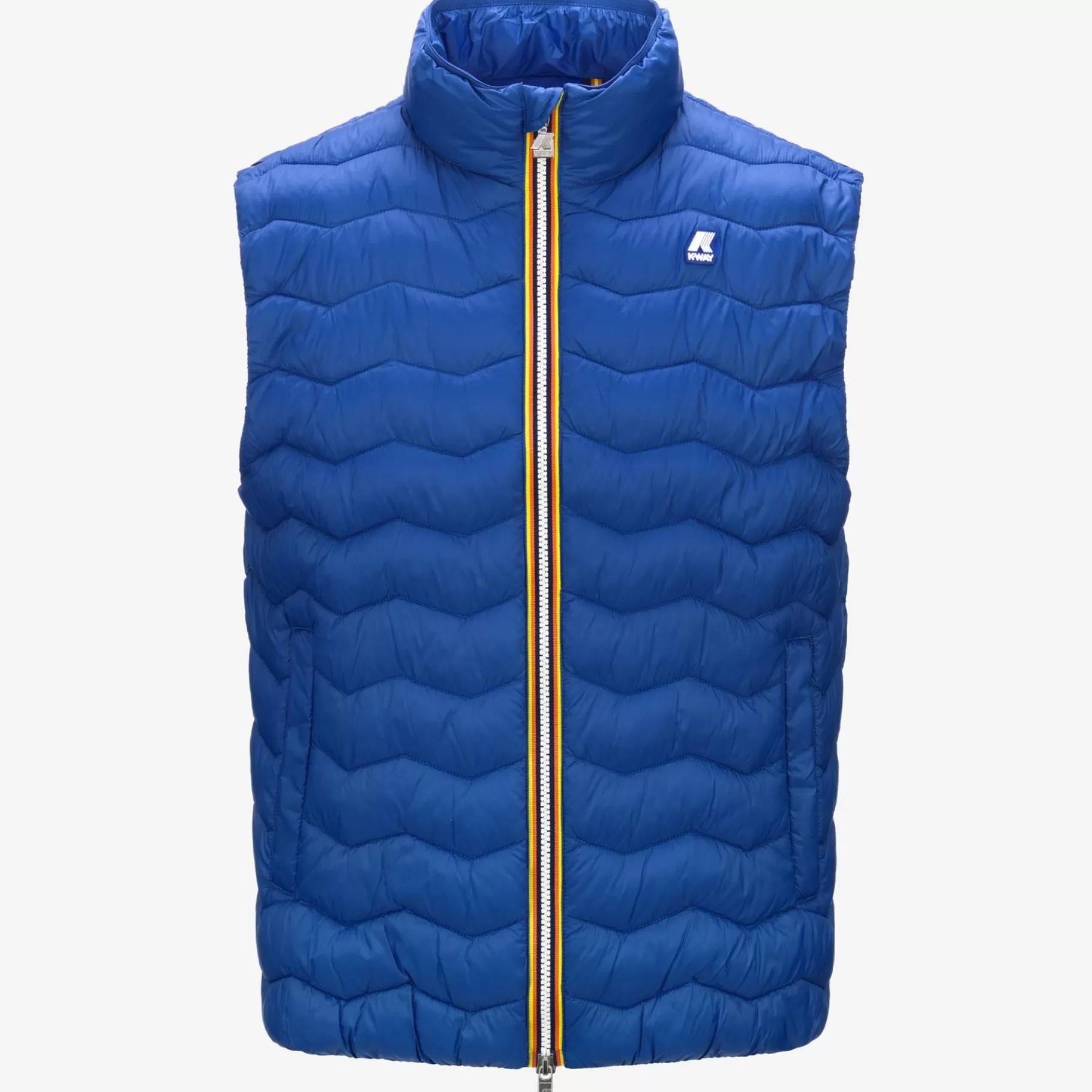 Vests*K-WAY Valen Quilted Warm - Jackets - Vest - Man - Blue Royal Marine