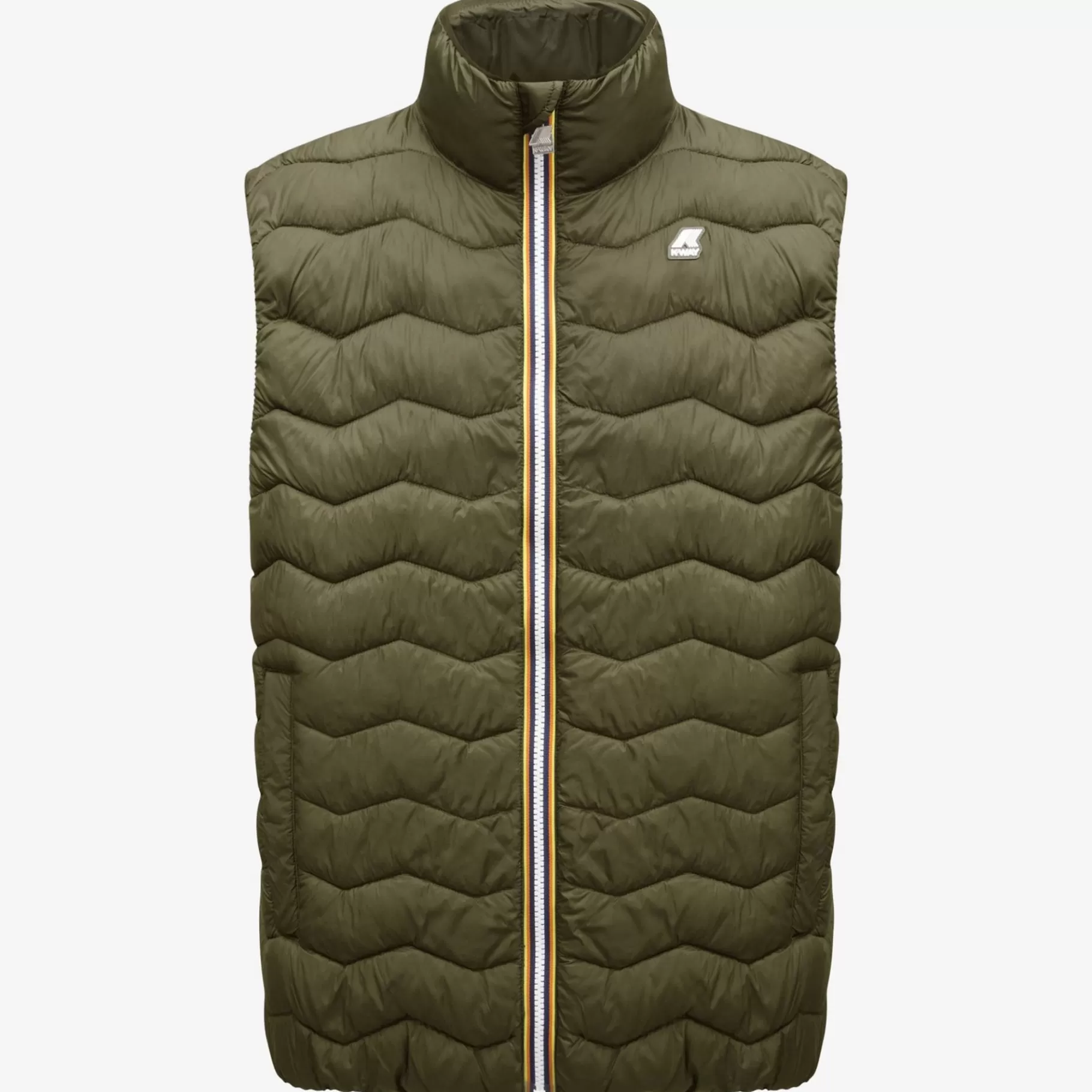 Vests*K-WAY Valen Quilted Warm - Jackets - Vest - Man - Green Blackish