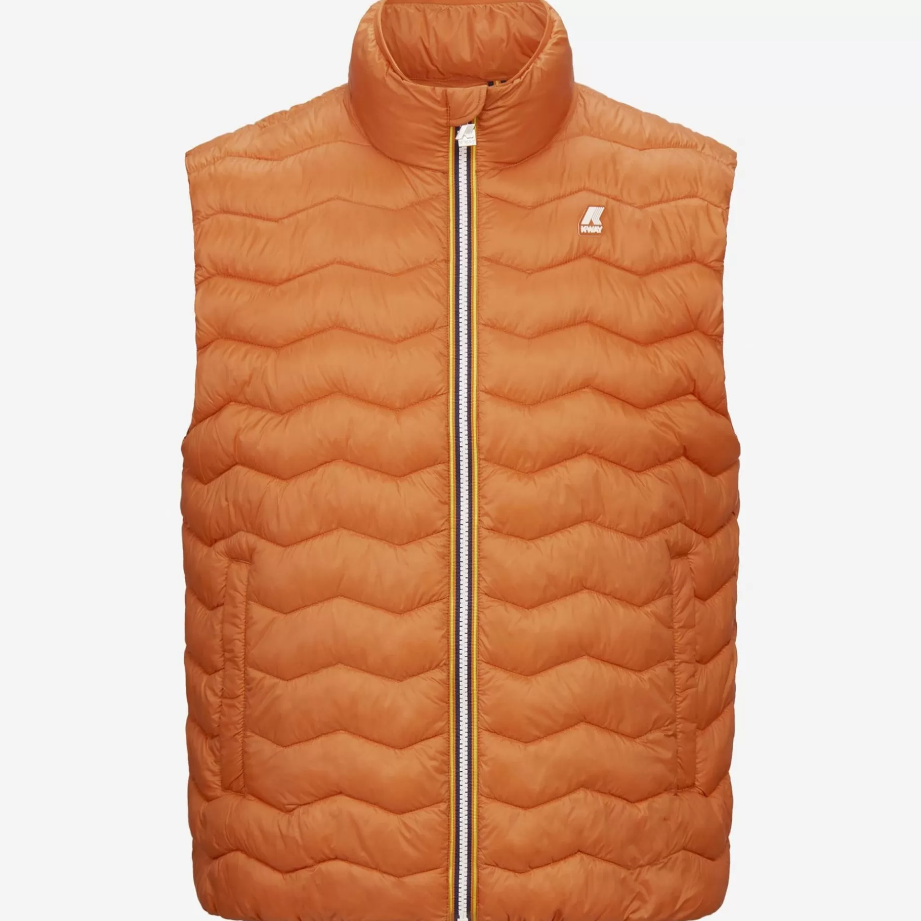 Vests*K-WAY Valen Quilted Warm - Jackets - Vest - Man - Orange Copper