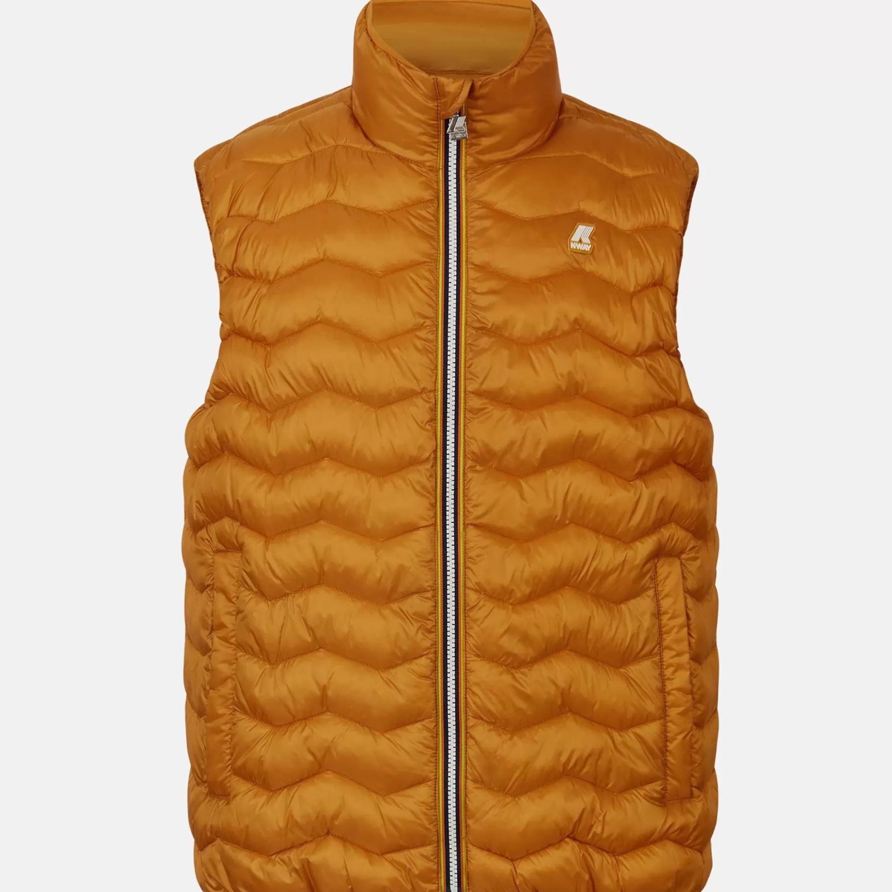 Vests*K-WAY Valen Quilted Warm - Jackets - Vest - Man - Yellow Sunflower