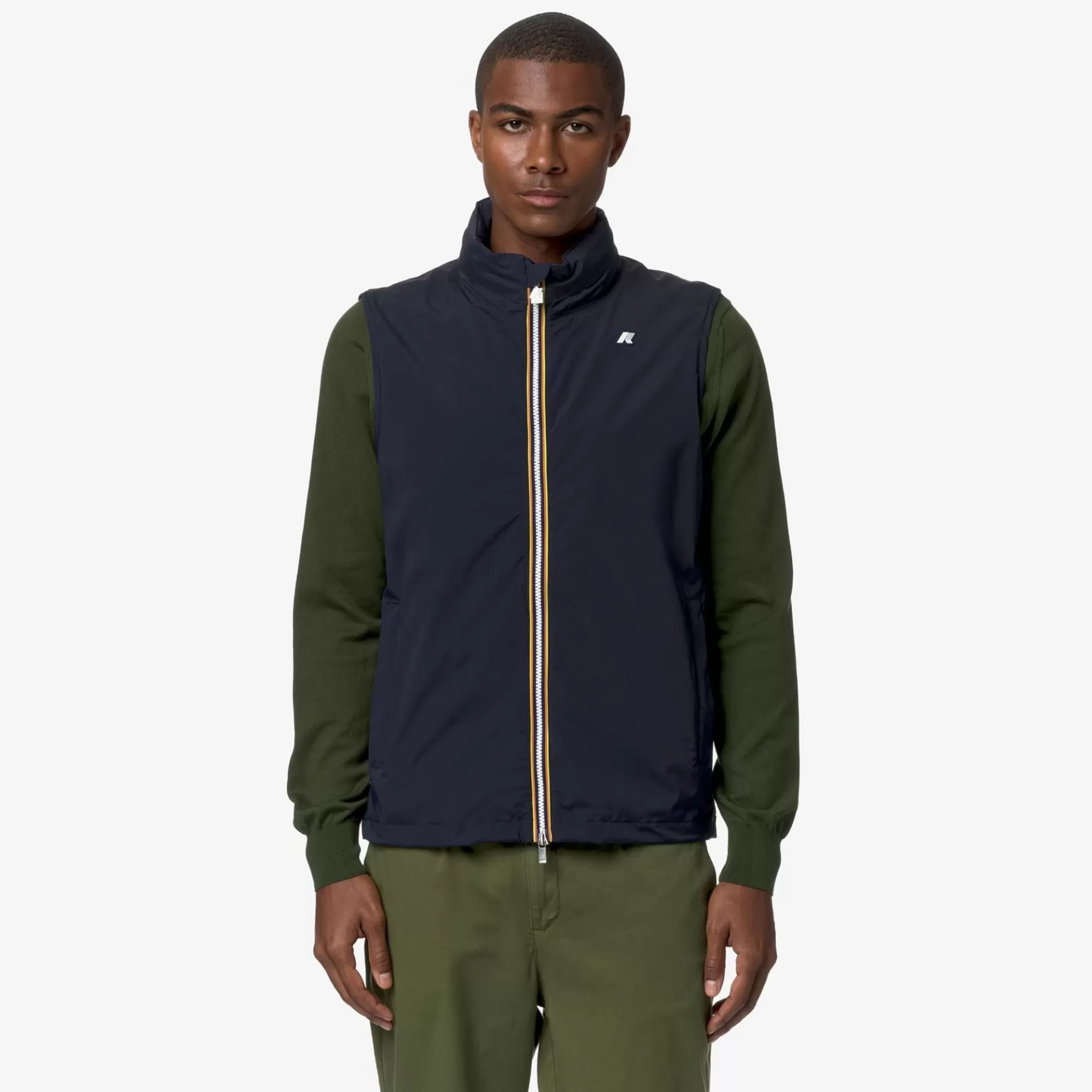 Short Jackets*K-WAY Valen Stretch Nylon Jersey - Jackets - Short - Man - Blue Depth