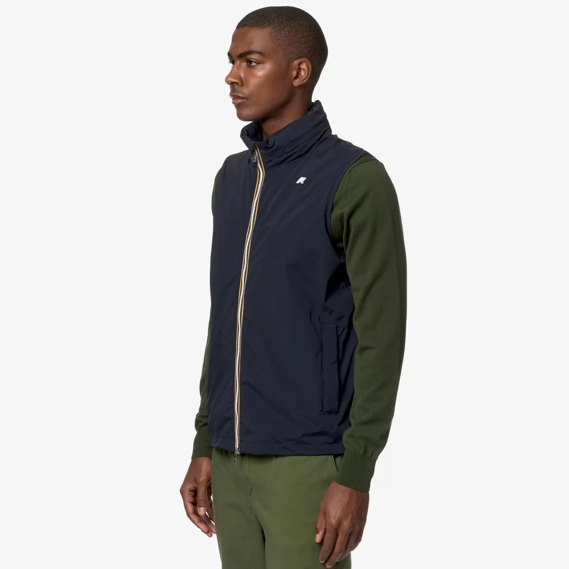 Short Jackets*K-WAY Valen Stretch Nylon Jersey - Jackets - Short - Man - Blue Depth