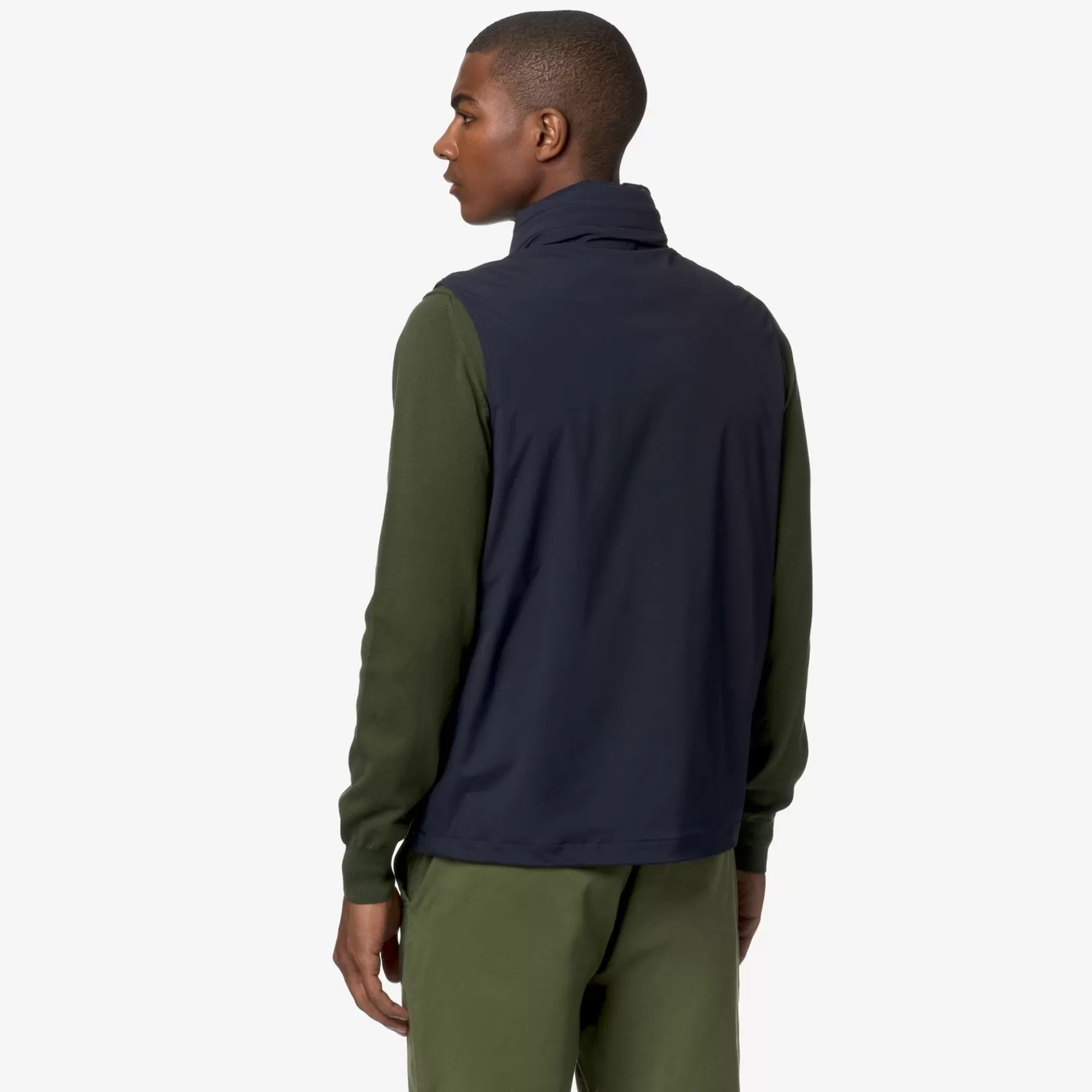 Short Jackets*K-WAY Valen Stretch Nylon Jersey - Jackets - Short - Man - Blue Depth