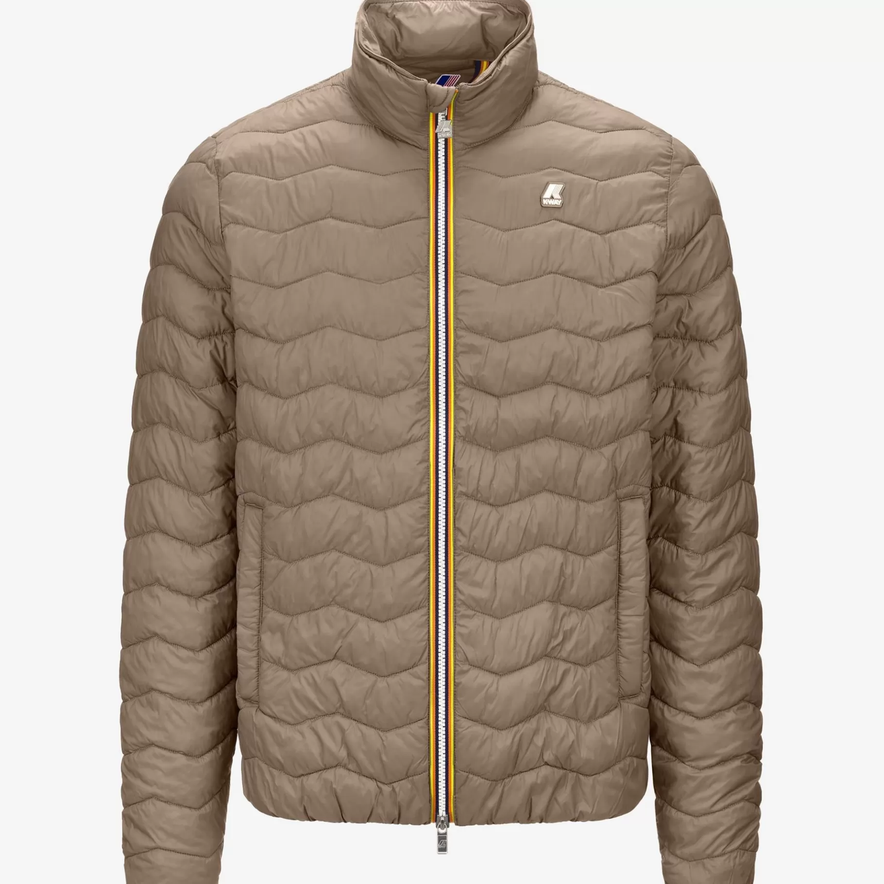 Short Jackets*K-WAY Valentine Quilted Warm - Jackets - Short - Man - Beige Taupe