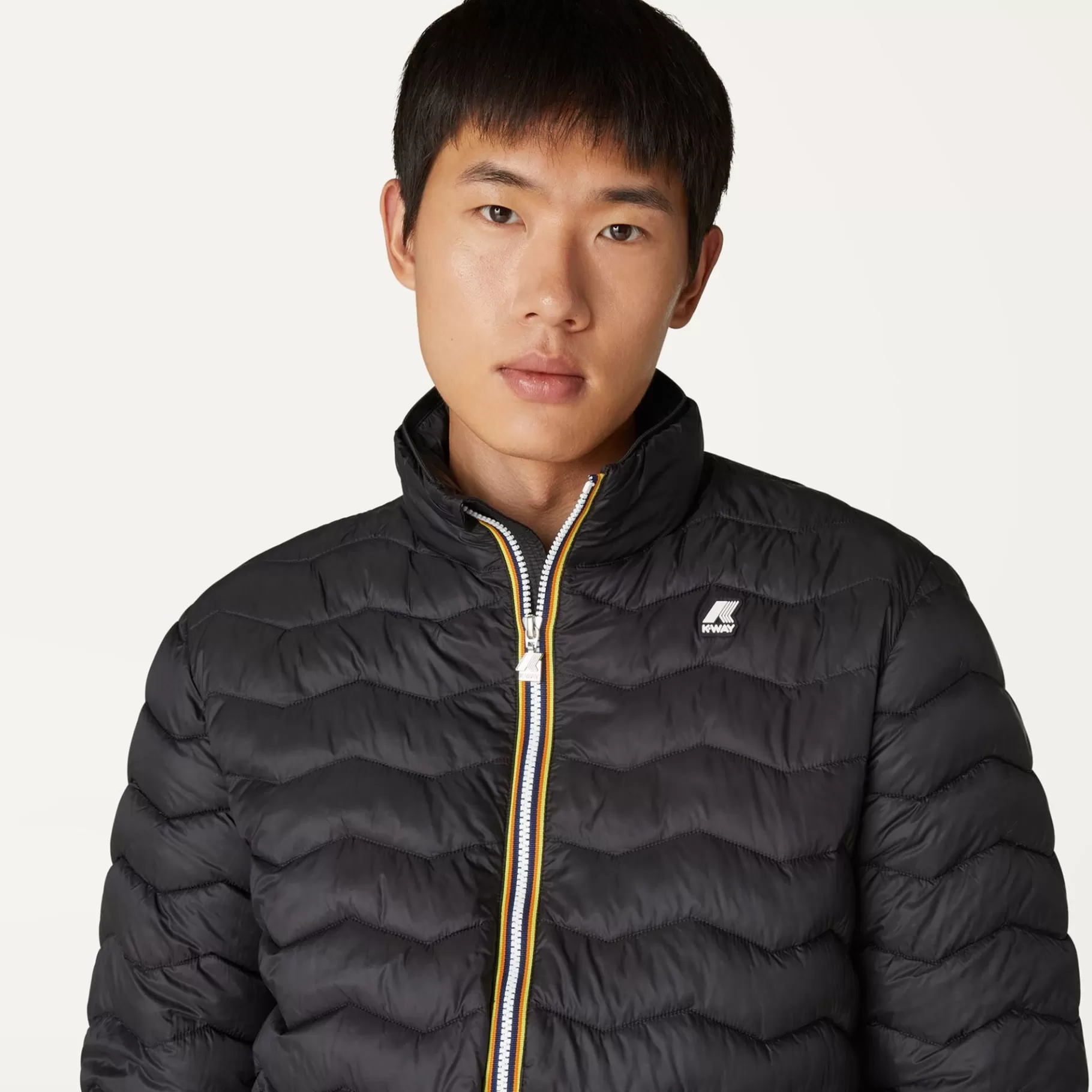 Short Jackets*K-WAY Valentine Quilted Warm - Jackets - Short - Man - Black Pure