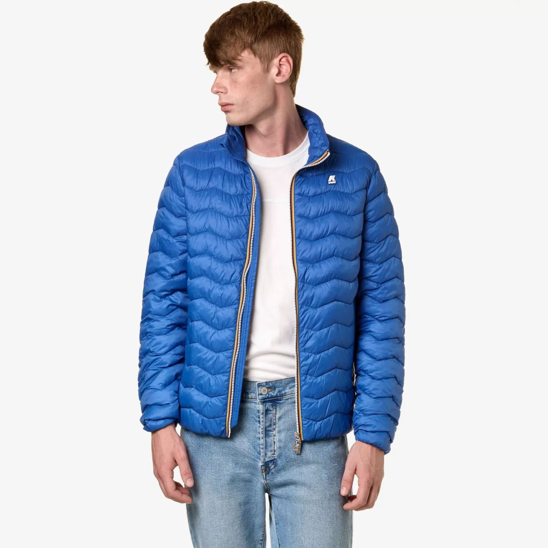 Short Jackets*K-WAY Valentine Quilted Warm - Jackets - Short - Man - Blue Royal Marine