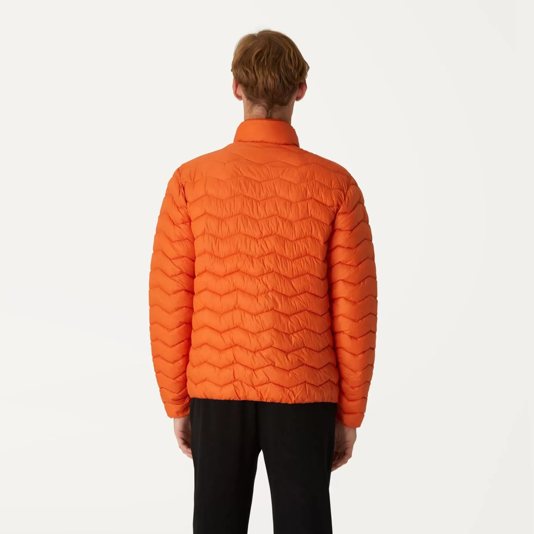 Short Jackets*K-WAY Valentine Quilted Warm - Jackets - Short - Man - Orange Rust