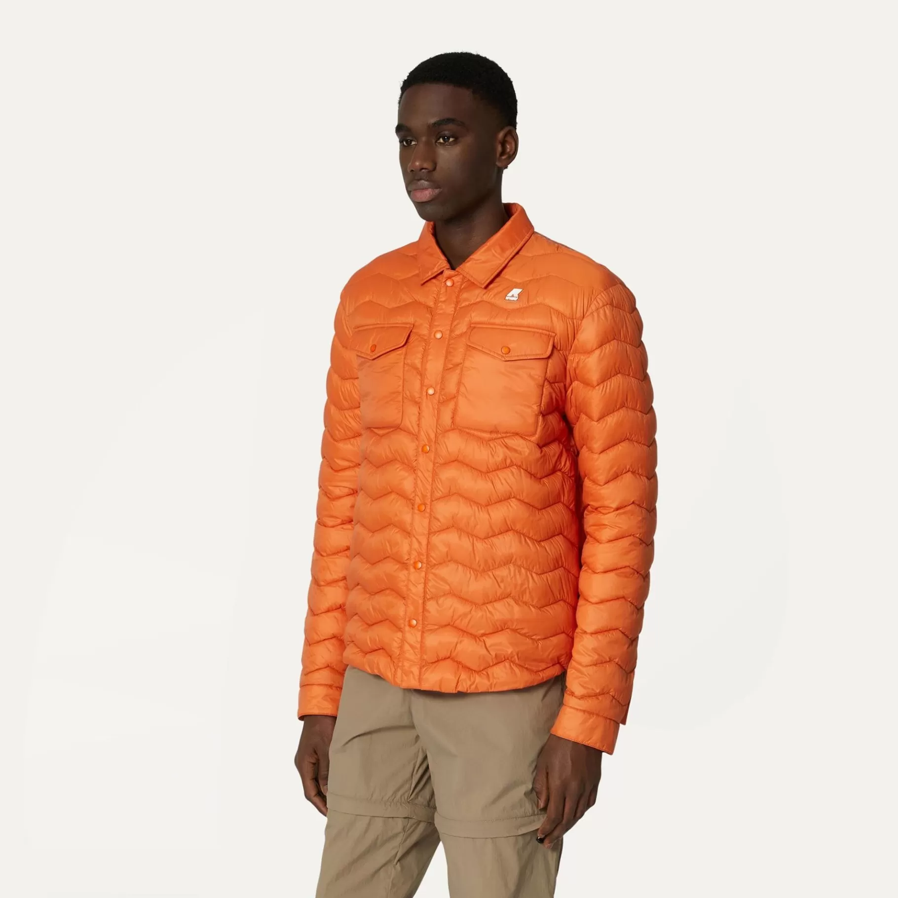 Short Jackets*K-WAY Valeo Eco Warm - Jackets - Short - Man - Orange Copper