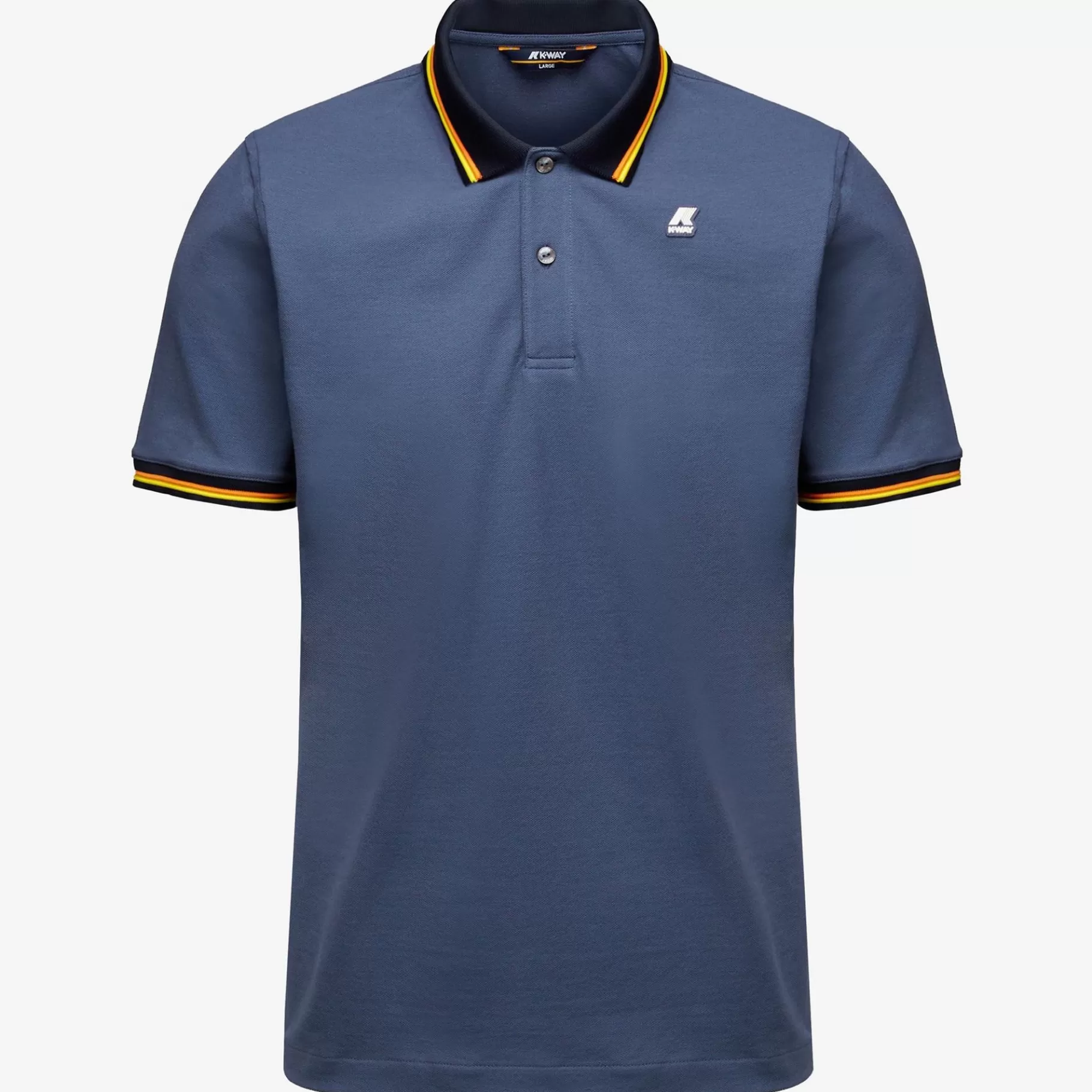 Polo Shirts*K-WAY Vince - Polo Shirts - Polo - Man - Blue Indigo