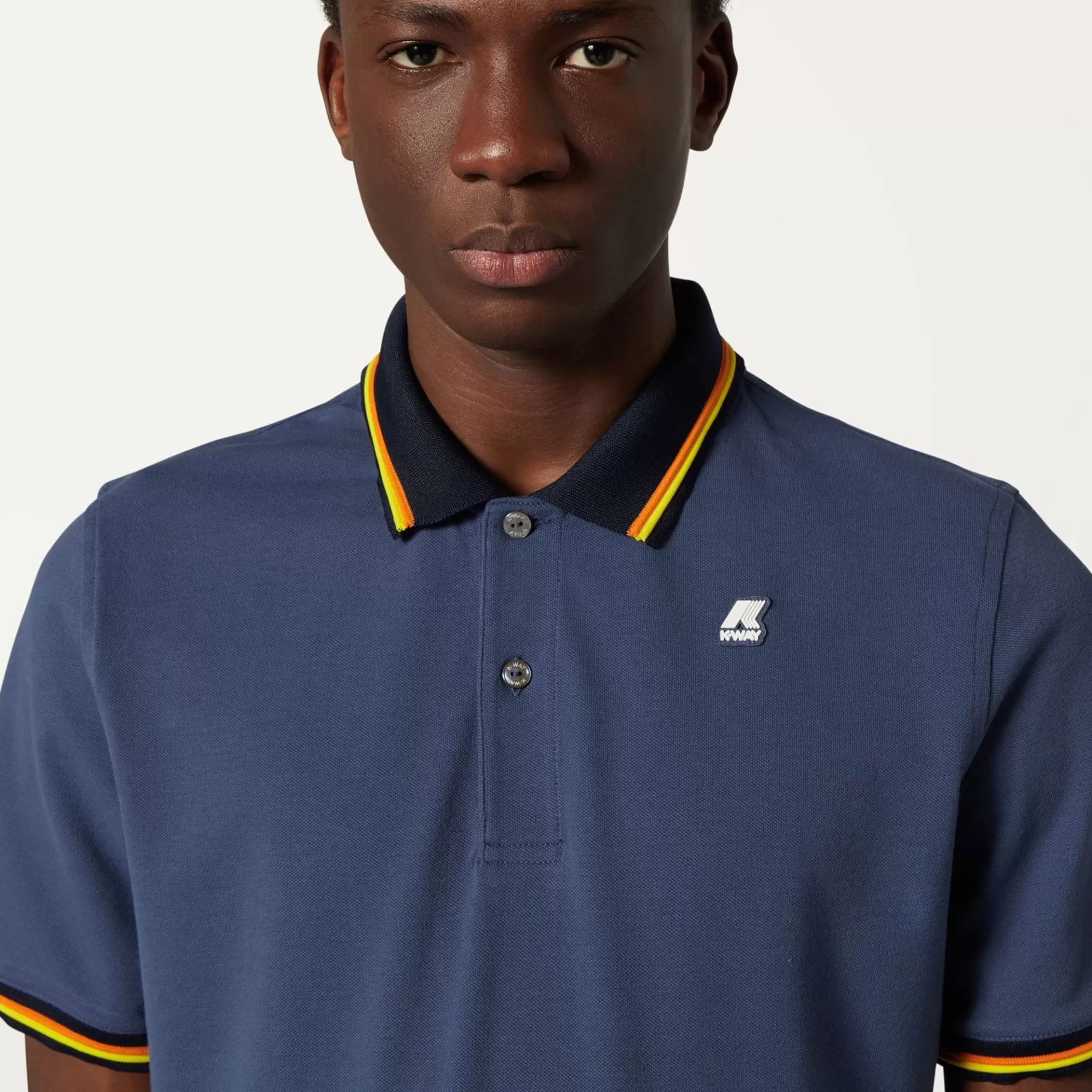 Polo Shirts*K-WAY Vince - Polo Shirts - Polo - Man - Blue Indigo