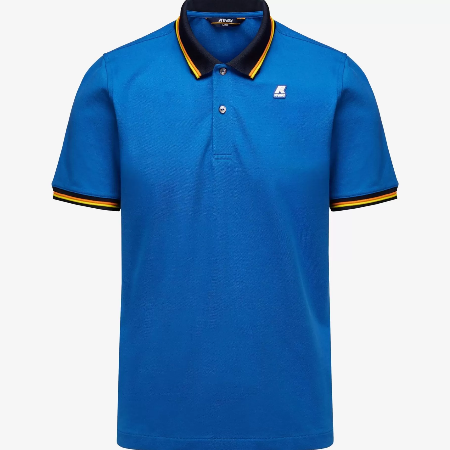 Polo Shirts*K-WAY Vince - Polo Shirts - Polo - Man - Blue Royal Marine