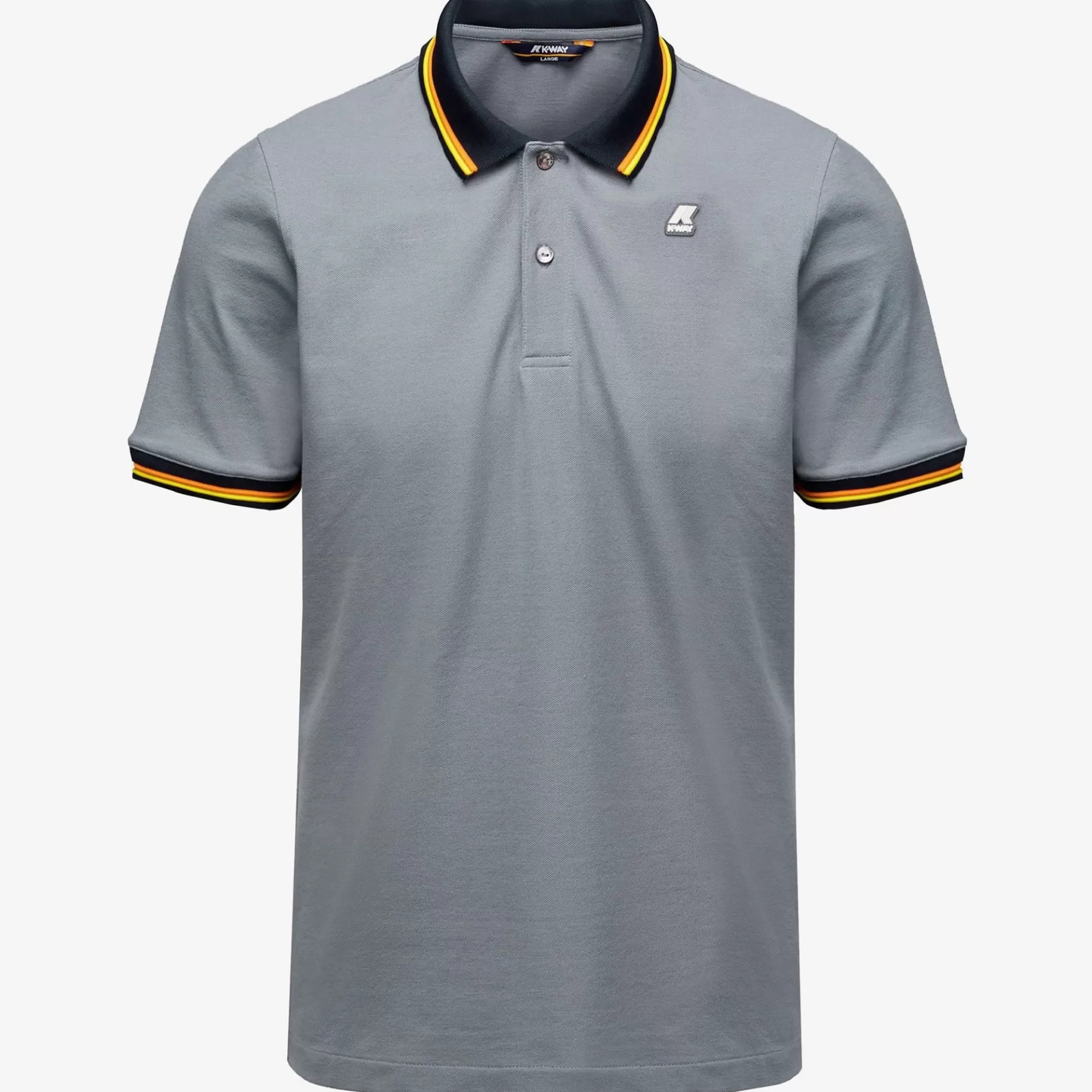 Polo Shirts*K-WAY Vince - Polo Shirts - Polo - Man - Grey Everest